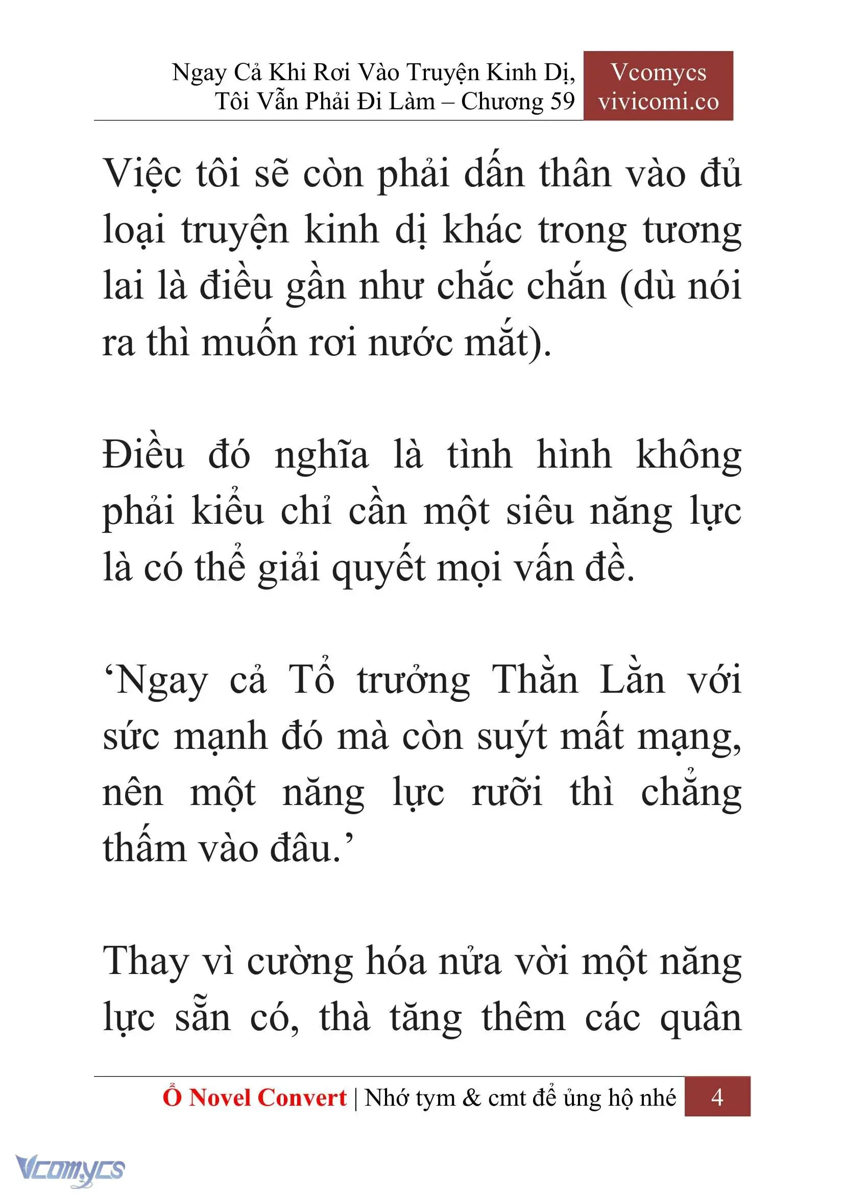 [Novel] Ngay Cả Khi Rơi Vào Truyện Kinh Dị, Tôi Vẫn Phải Đi Làm Chapter 59 - Trang 8