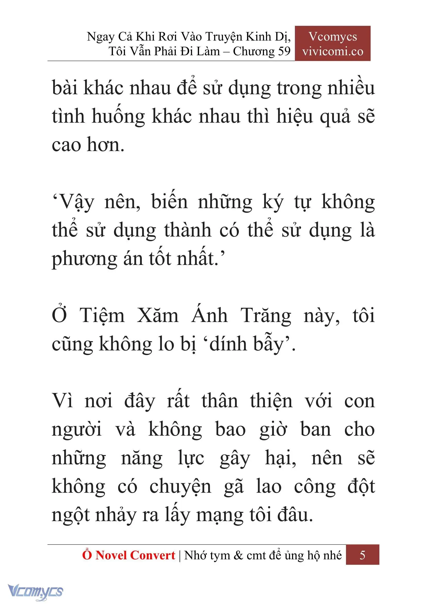 [Novel] Ngay Cả Khi Rơi Vào Truyện Kinh Dị, Tôi Vẫn Phải Đi Làm Chapter 59 - Trang 9