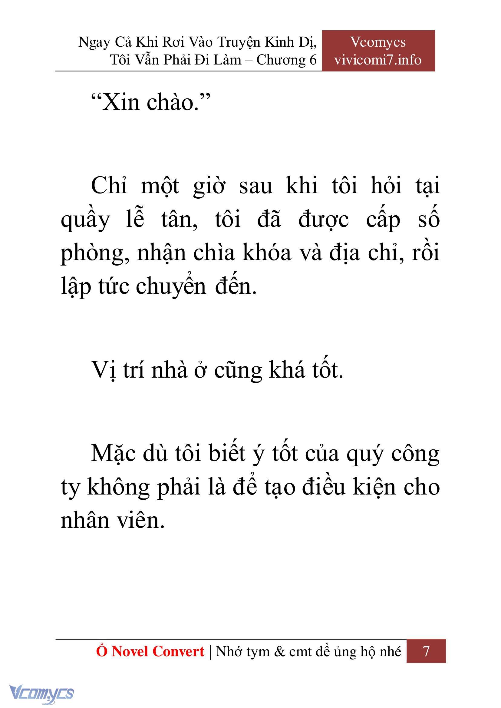 [Novel] Ngay Cả Khi Rơi Vào Truyện Kinh Dị, Tôi Vẫn Phải Đi Làm Chapter 6 - Trang 10