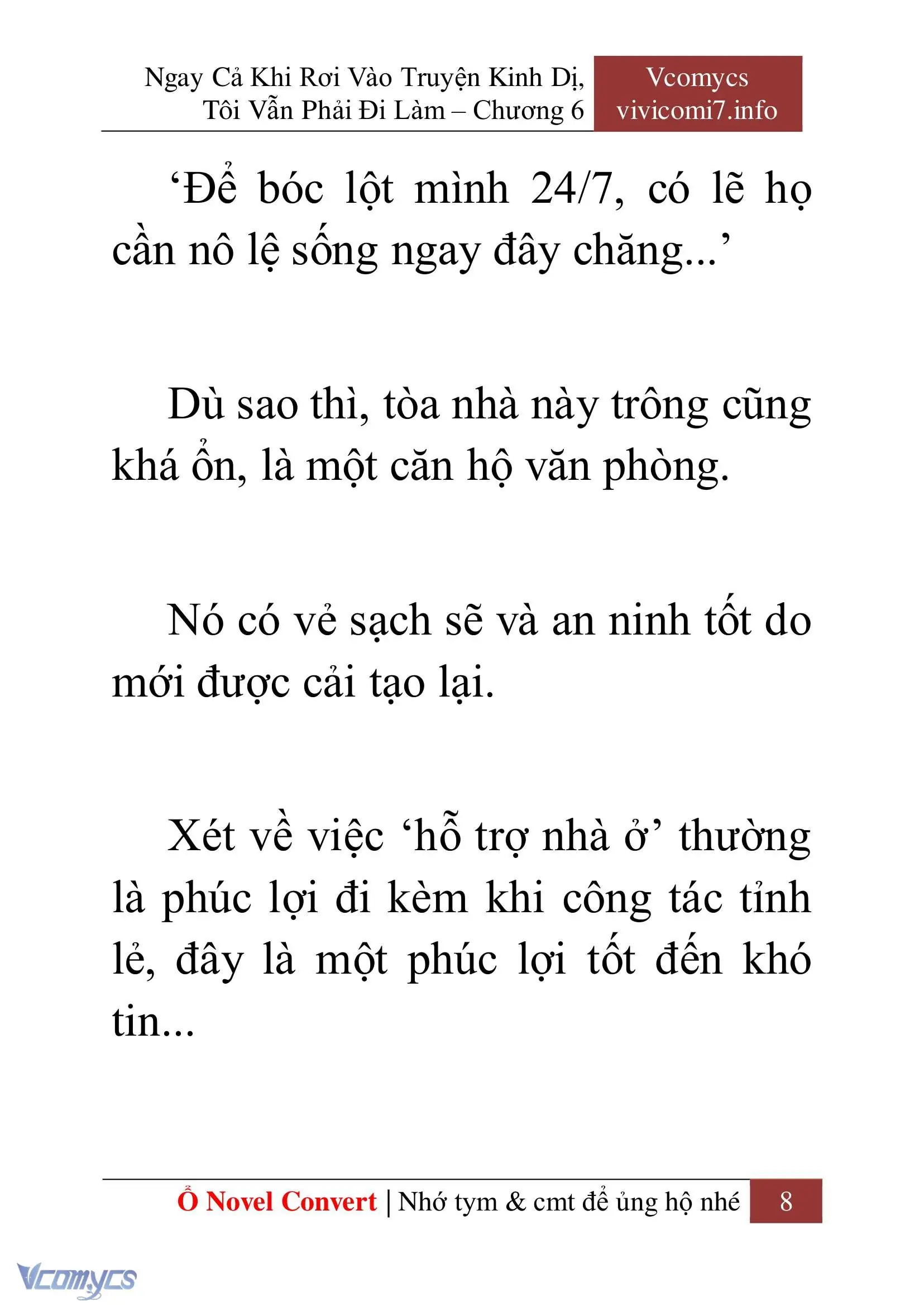 [Novel] Ngay Cả Khi Rơi Vào Truyện Kinh Dị, Tôi Vẫn Phải Đi Làm Chapter 6 - Trang 11