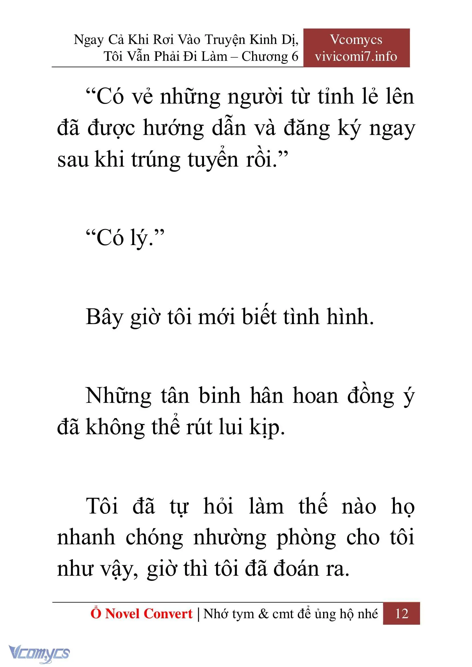 [Novel] Ngay Cả Khi Rơi Vào Truyện Kinh Dị, Tôi Vẫn Phải Đi Làm Chapter 6 - Trang 15