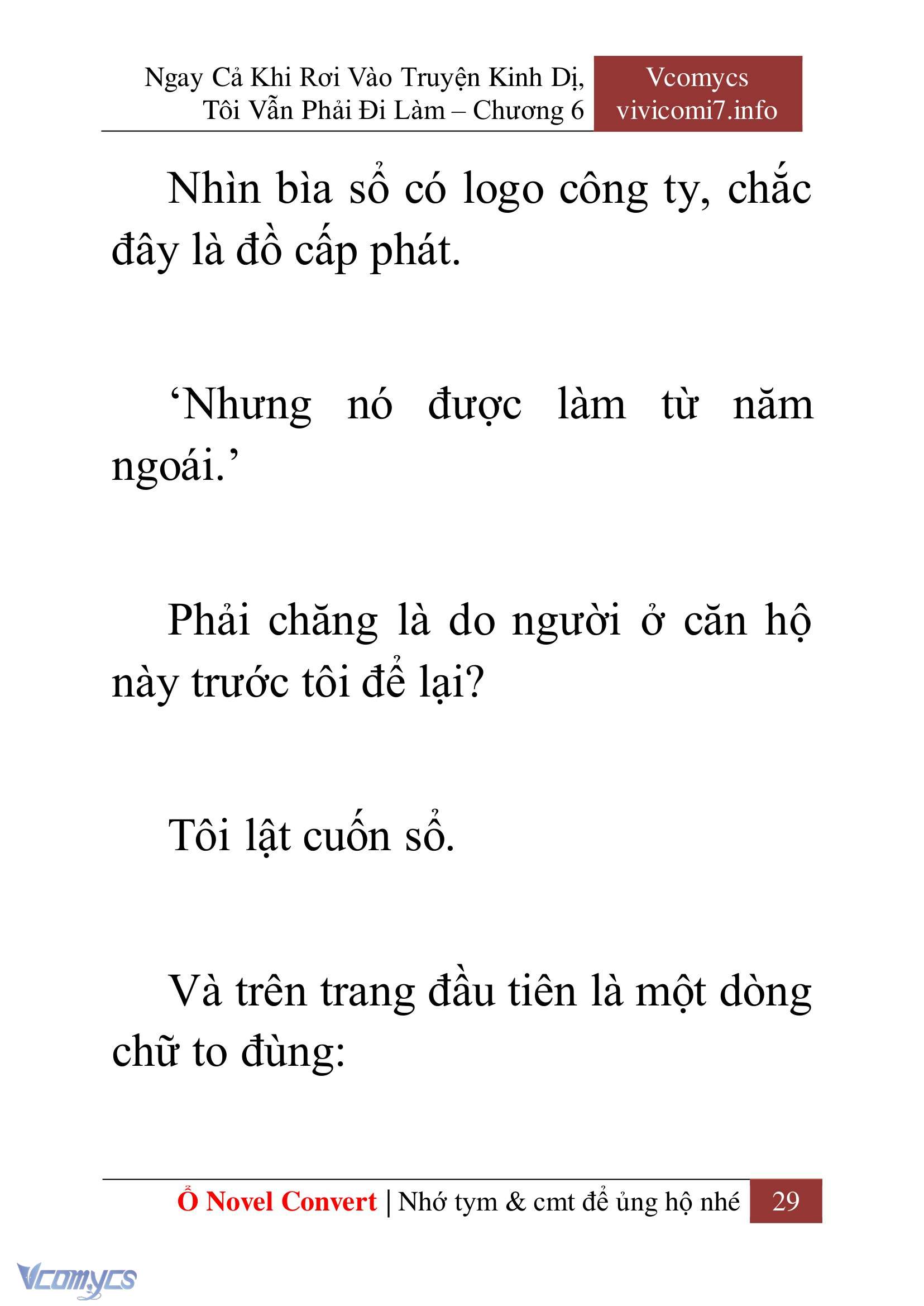 [Novel] Ngay Cả Khi Rơi Vào Truyện Kinh Dị, Tôi Vẫn Phải Đi Làm Chapter 6 - Trang 32