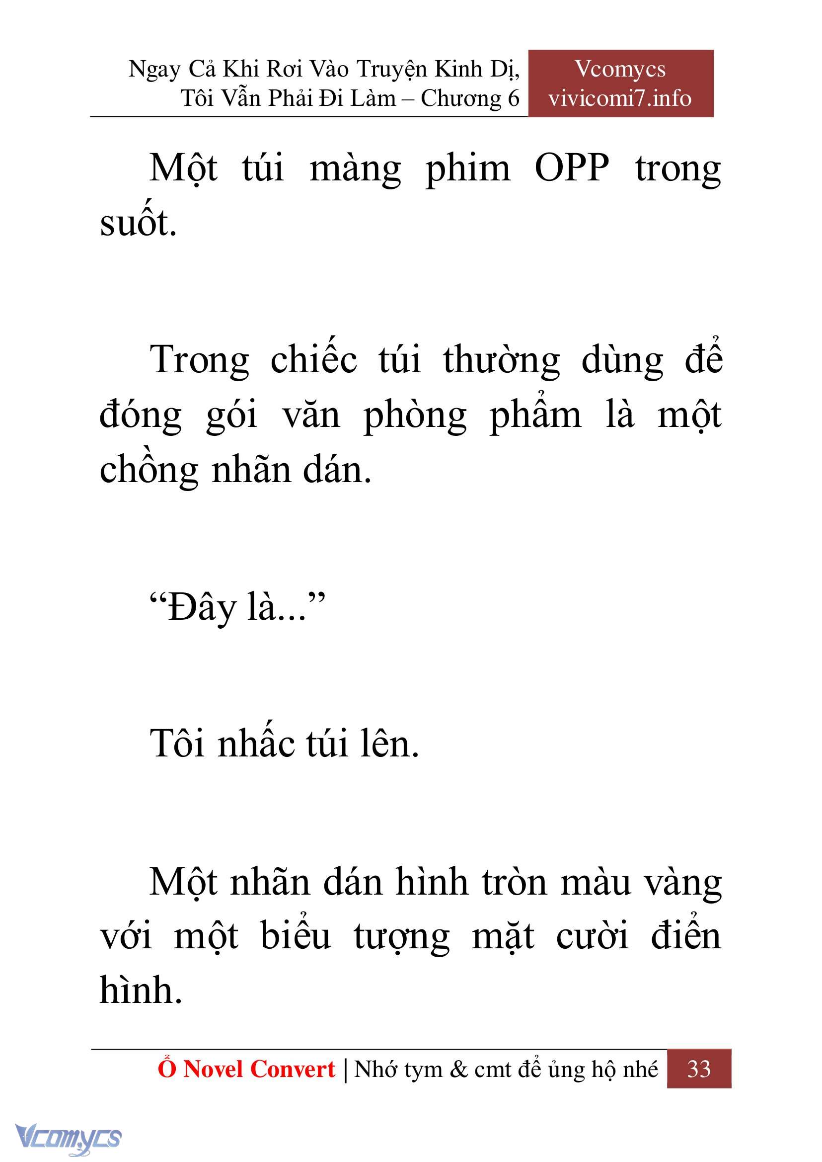 [Novel] Ngay Cả Khi Rơi Vào Truyện Kinh Dị, Tôi Vẫn Phải Đi Làm Chapter 6 - Trang 36