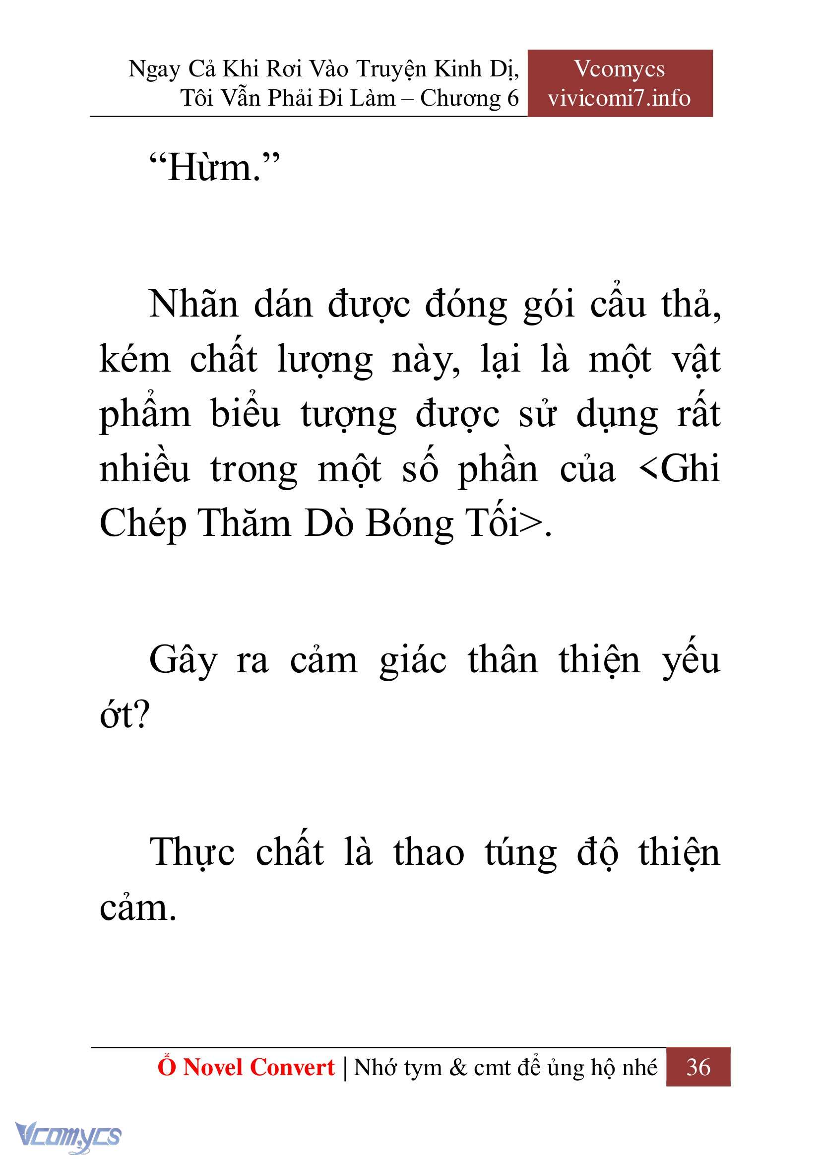 [Novel] Ngay Cả Khi Rơi Vào Truyện Kinh Dị, Tôi Vẫn Phải Đi Làm Chapter 6 - Trang 39