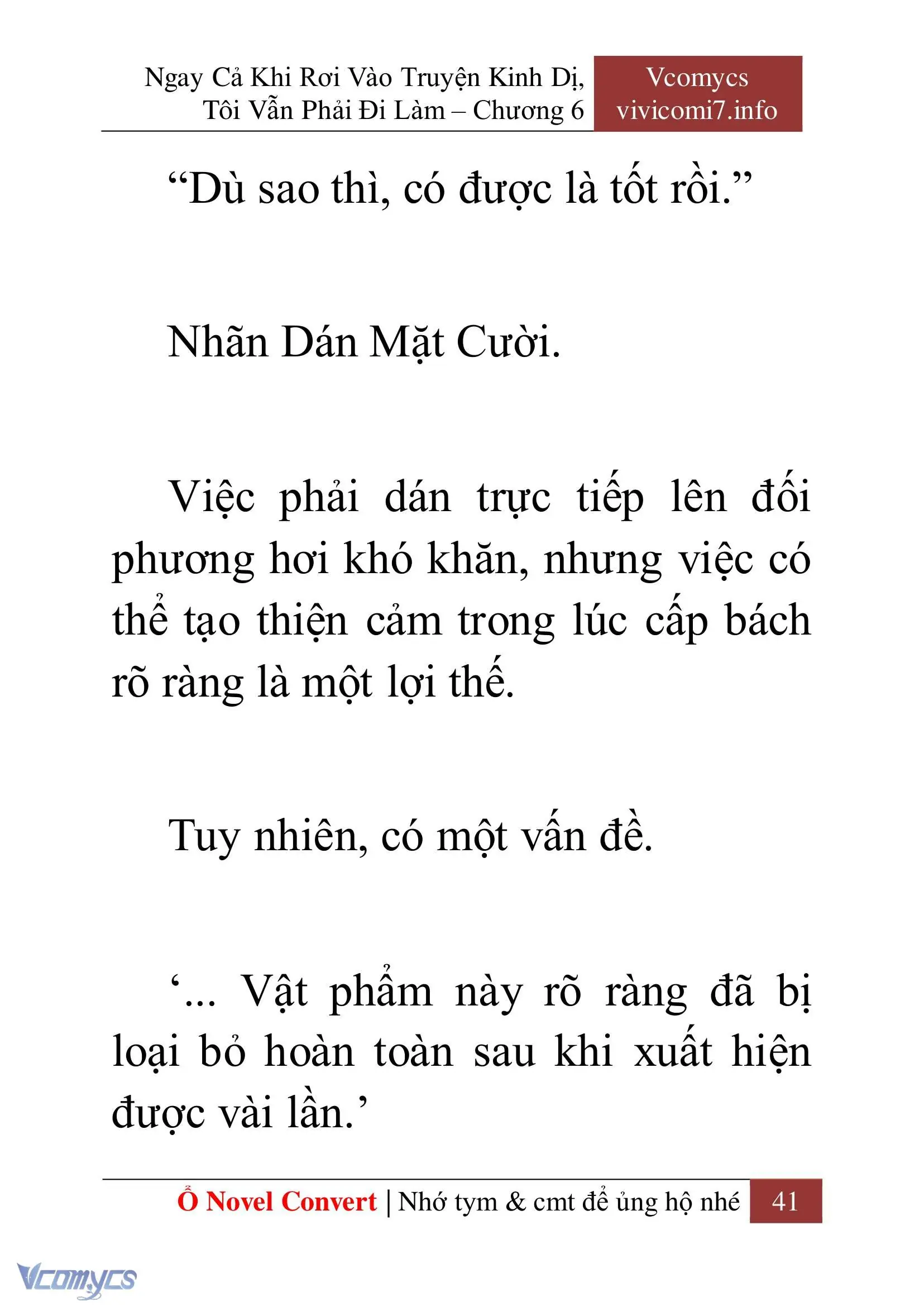 [Novel] Ngay Cả Khi Rơi Vào Truyện Kinh Dị, Tôi Vẫn Phải Đi Làm Chapter 6 - Trang 44