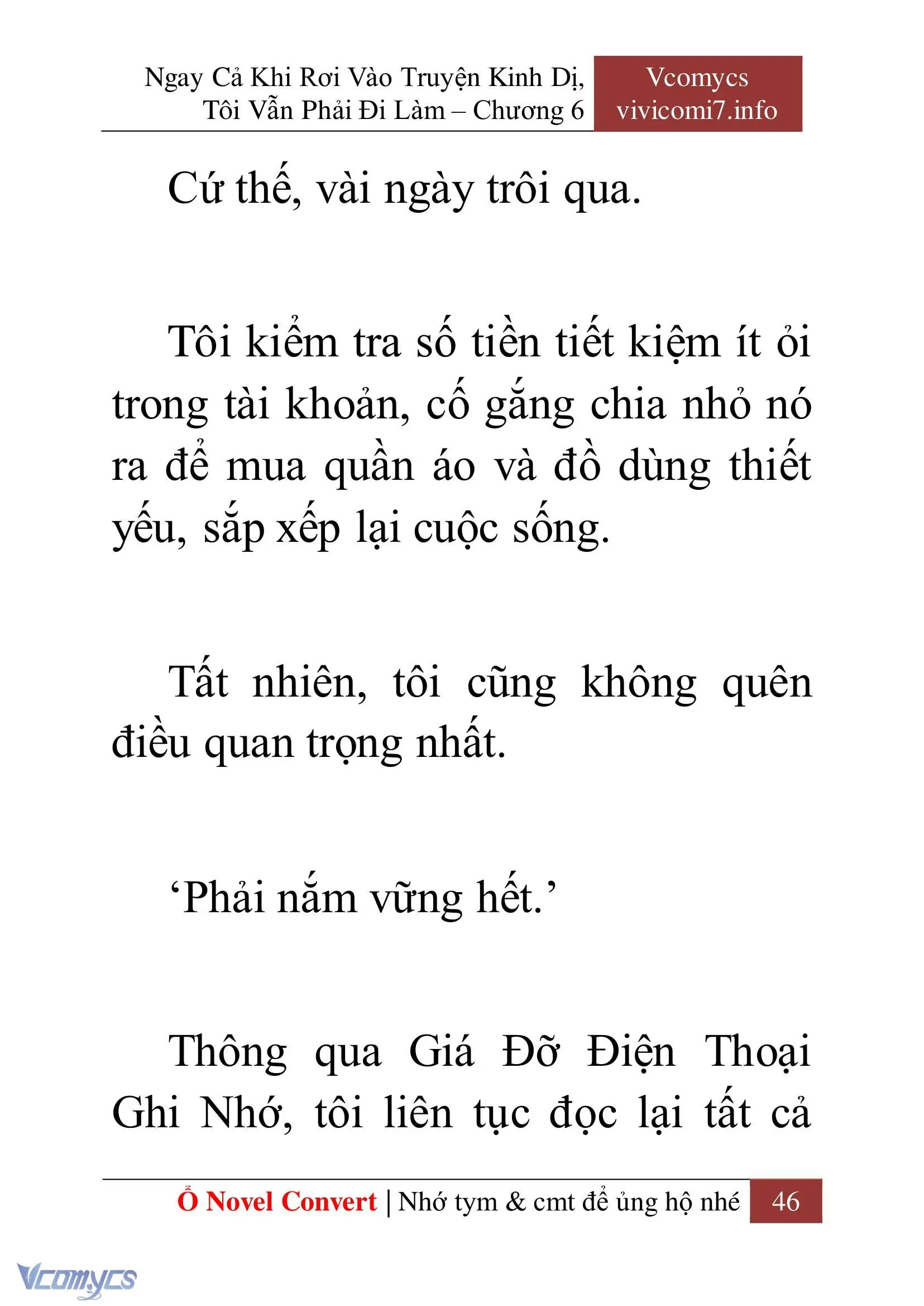 [Novel] Ngay Cả Khi Rơi Vào Truyện Kinh Dị, Tôi Vẫn Phải Đi Làm Chapter 6 - Trang 49