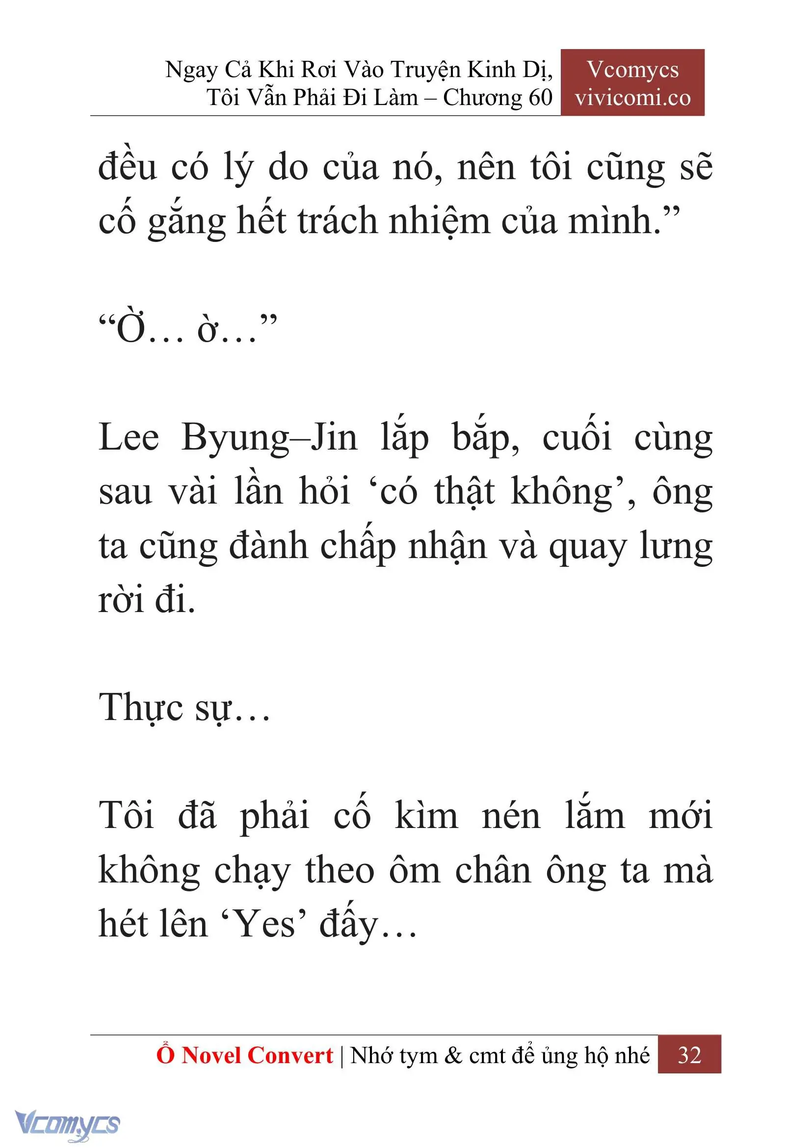 [Novel] Ngay Cả Khi Rơi Vào Truyện Kinh Dị, Tôi Vẫn Phải Đi Làm Chapter 60 - Trang 36