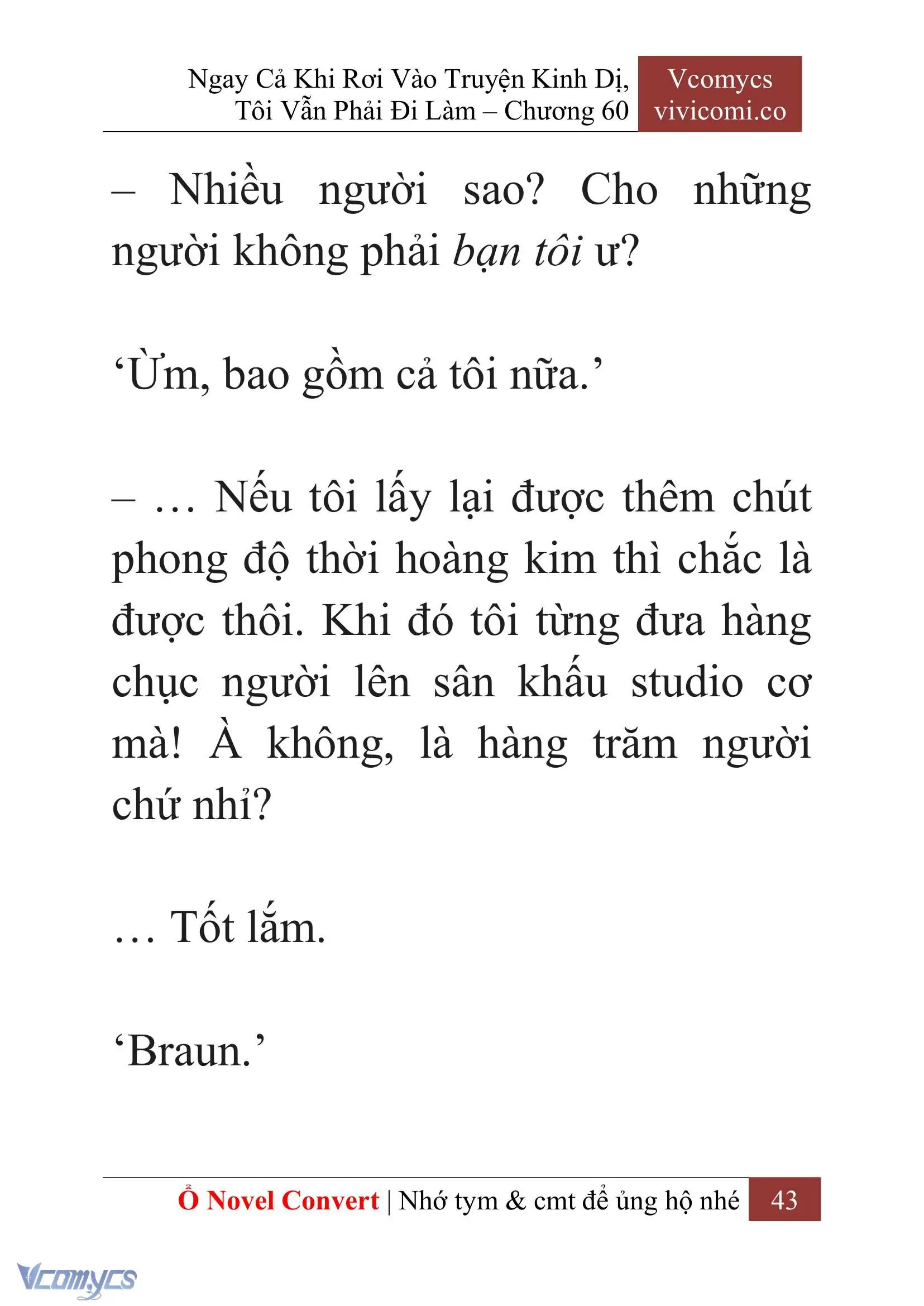 [Novel] Ngay Cả Khi Rơi Vào Truyện Kinh Dị, Tôi Vẫn Phải Đi Làm Chapter 60 - Trang 47