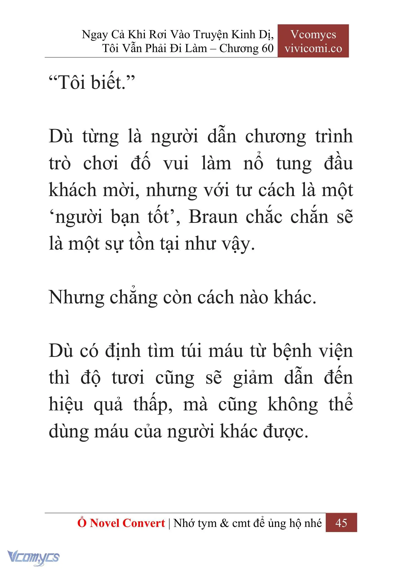 [Novel] Ngay Cả Khi Rơi Vào Truyện Kinh Dị, Tôi Vẫn Phải Đi Làm Chapter 60 - Trang 49