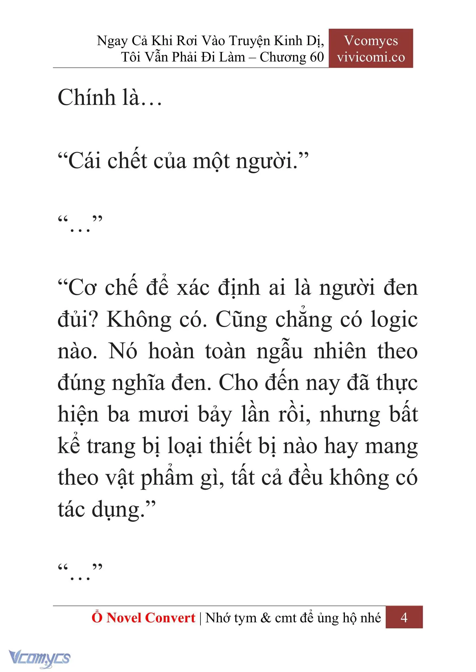 [Novel] Ngay Cả Khi Rơi Vào Truyện Kinh Dị, Tôi Vẫn Phải Đi Làm Chapter 60 - Trang 8