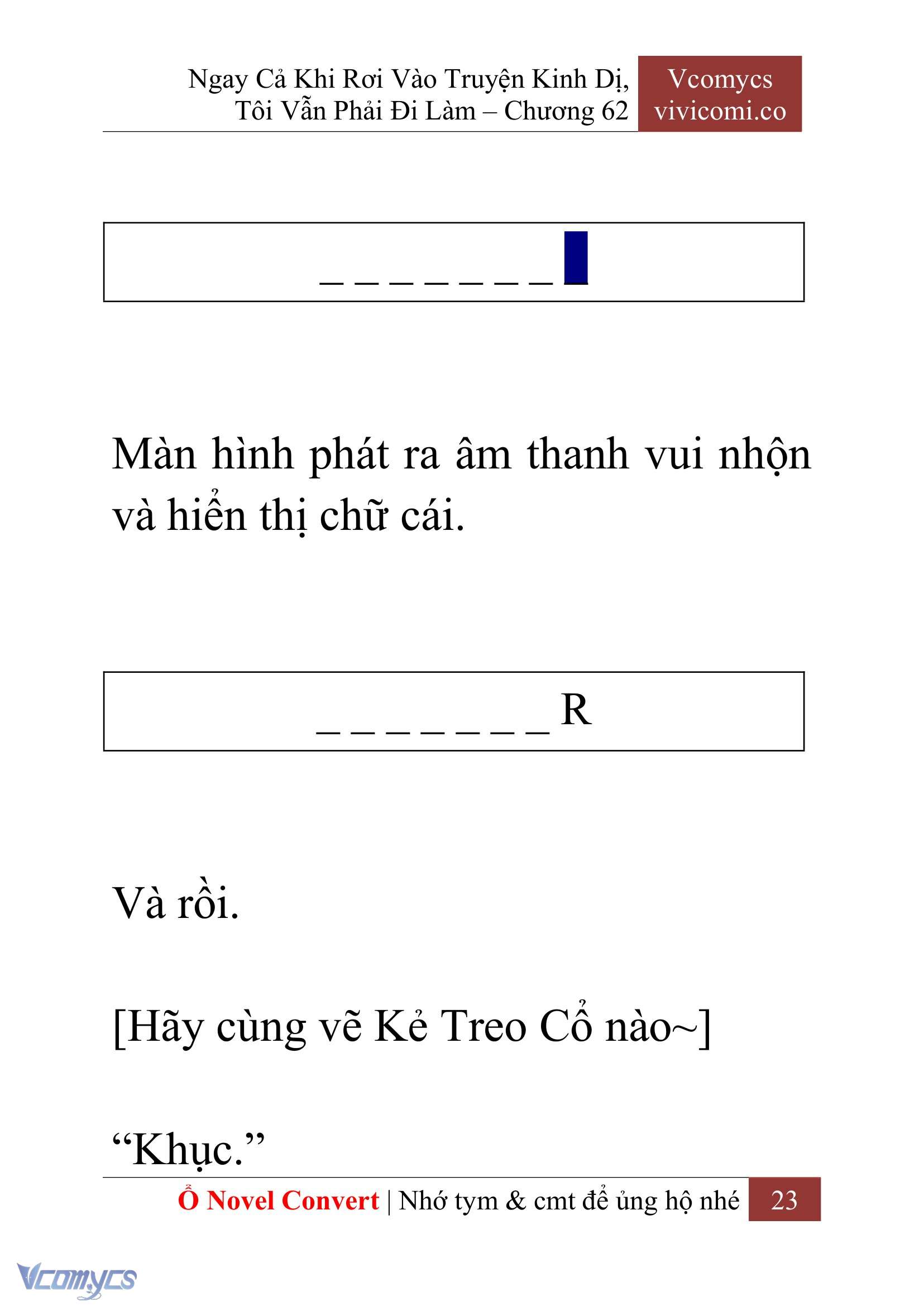 [Novel] Ngay Cả Khi Rơi Vào Truyện Kinh Dị, Tôi Vẫn Phải Đi Làm Chapter 62 - Trang 27