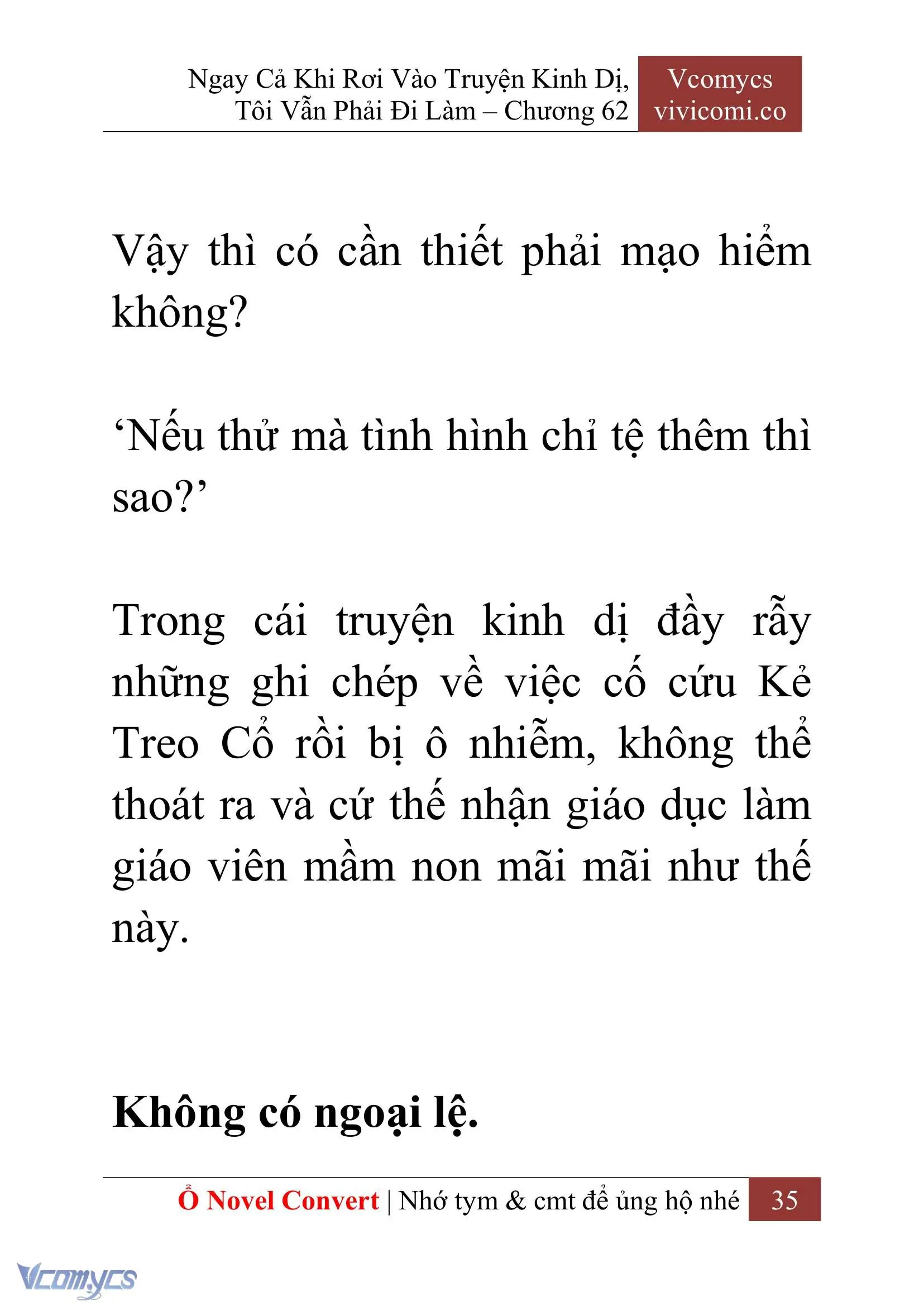 [Novel] Ngay Cả Khi Rơi Vào Truyện Kinh Dị, Tôi Vẫn Phải Đi Làm Chapter 62 - Trang 39