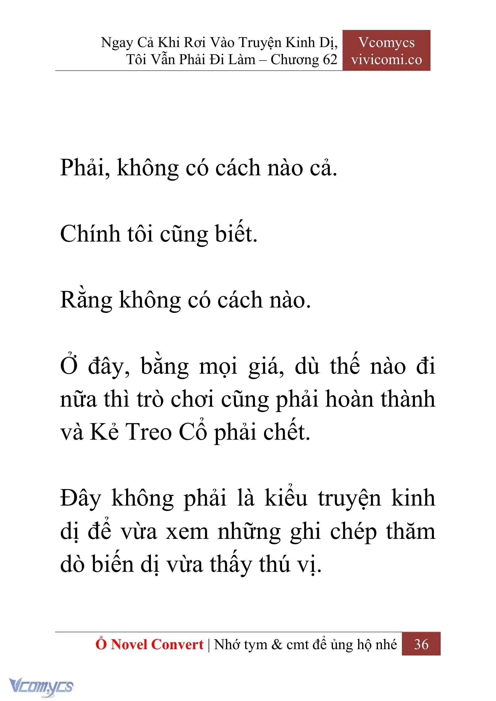 [Novel] Ngay Cả Khi Rơi Vào Truyện Kinh Dị, Tôi Vẫn Phải Đi Làm Chapter 62 - Trang 40