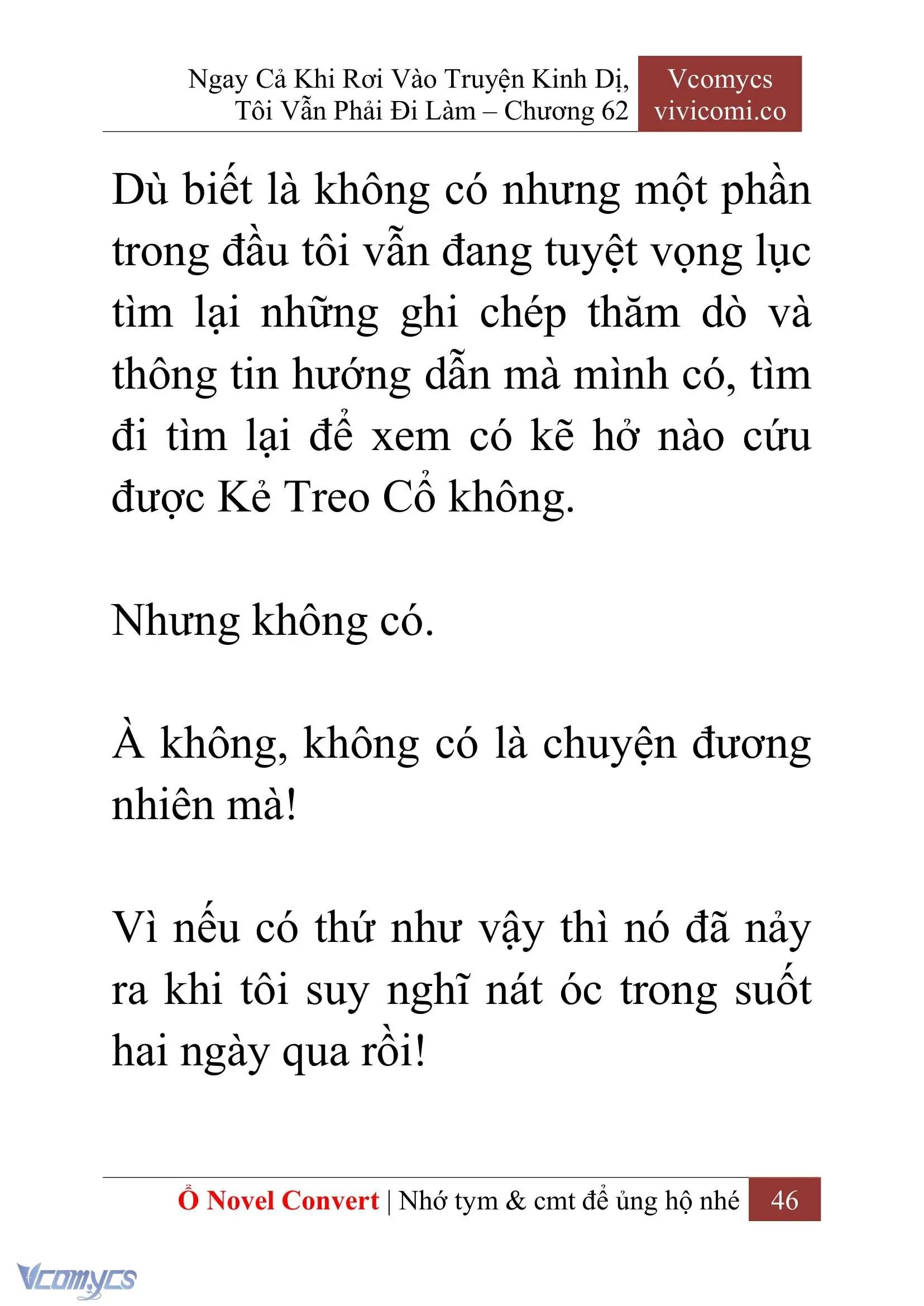 [Novel] Ngay Cả Khi Rơi Vào Truyện Kinh Dị, Tôi Vẫn Phải Đi Làm Chapter 62 - Trang 50