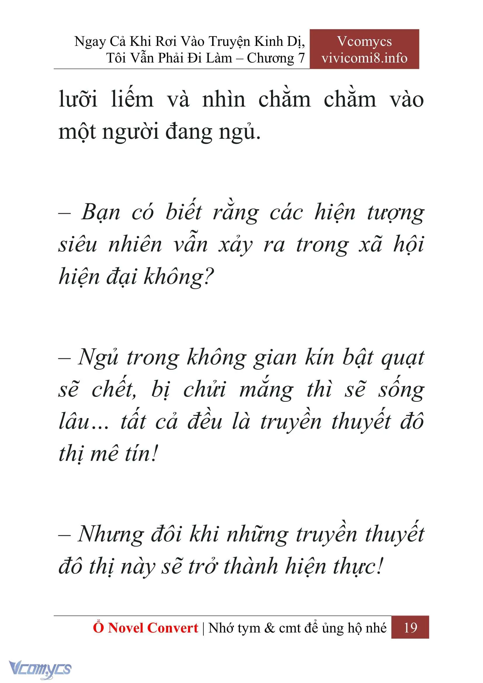 [Novel] Ngay Cả Khi Rơi Vào Truyện Kinh Dị, Tôi Vẫn Phải Đi Làm Chapter 7 - Trang 22