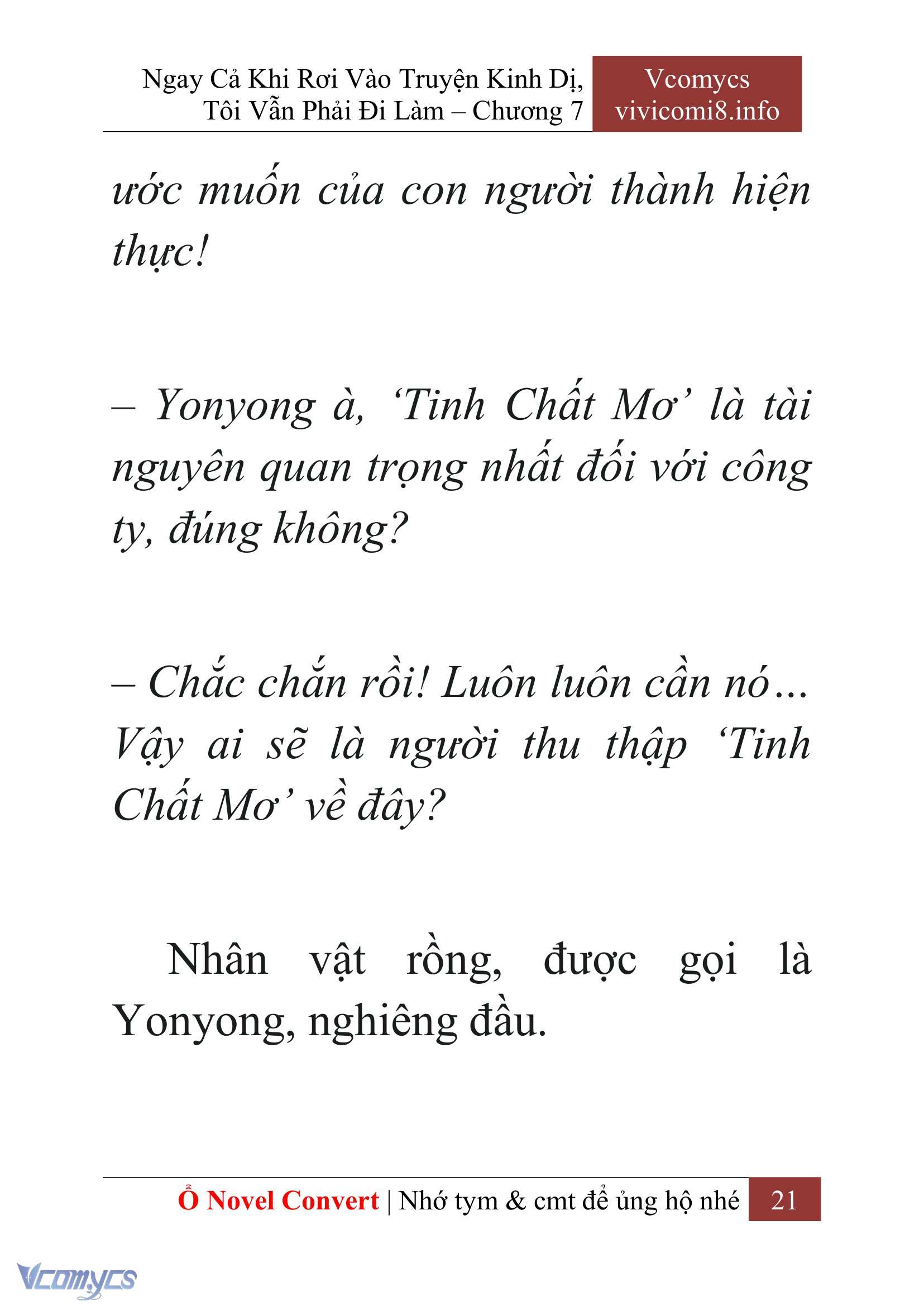 [Novel] Ngay Cả Khi Rơi Vào Truyện Kinh Dị, Tôi Vẫn Phải Đi Làm Chapter 7 - Trang 24