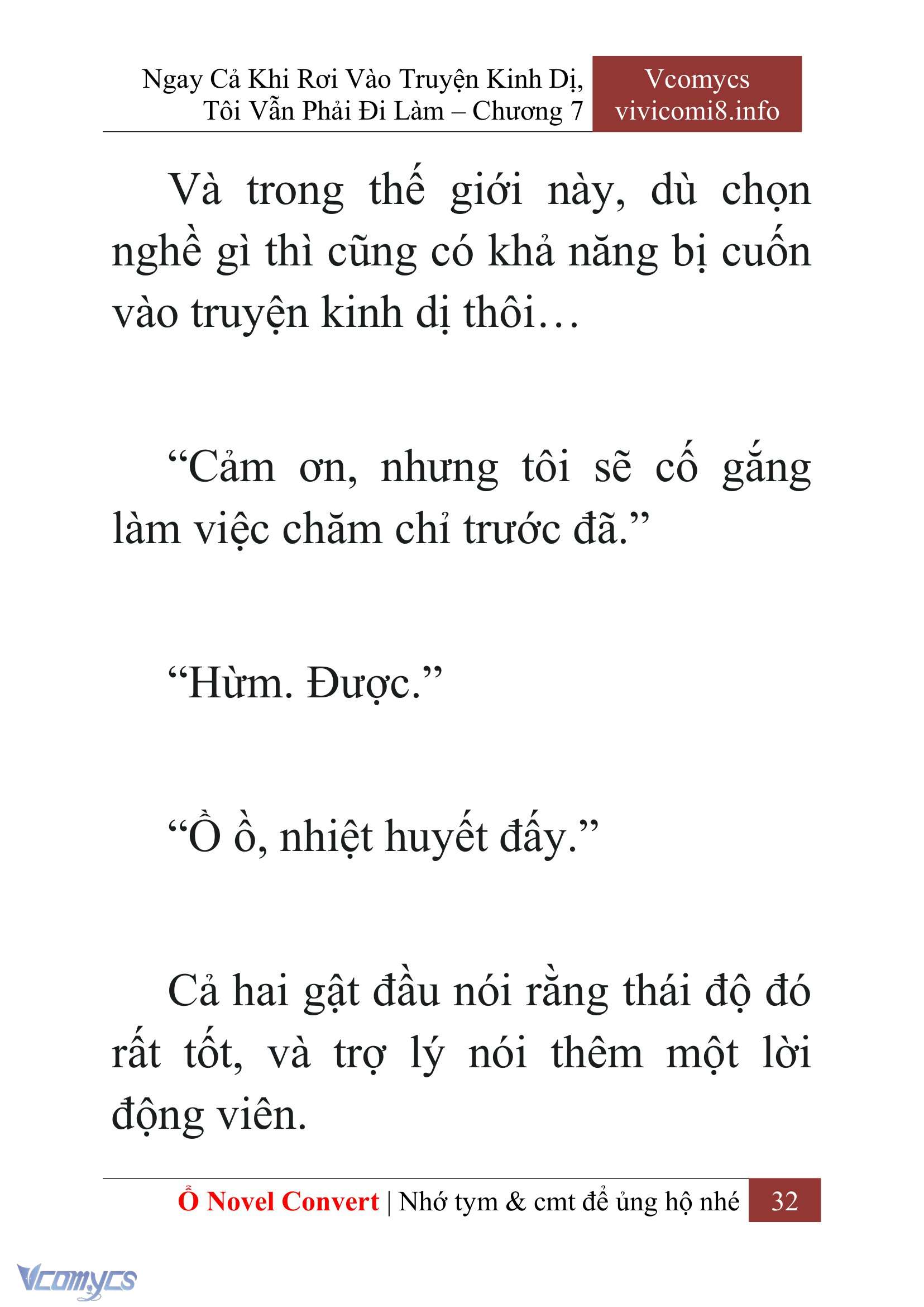 [Novel] Ngay Cả Khi Rơi Vào Truyện Kinh Dị, Tôi Vẫn Phải Đi Làm Chapter 7 - Trang 35