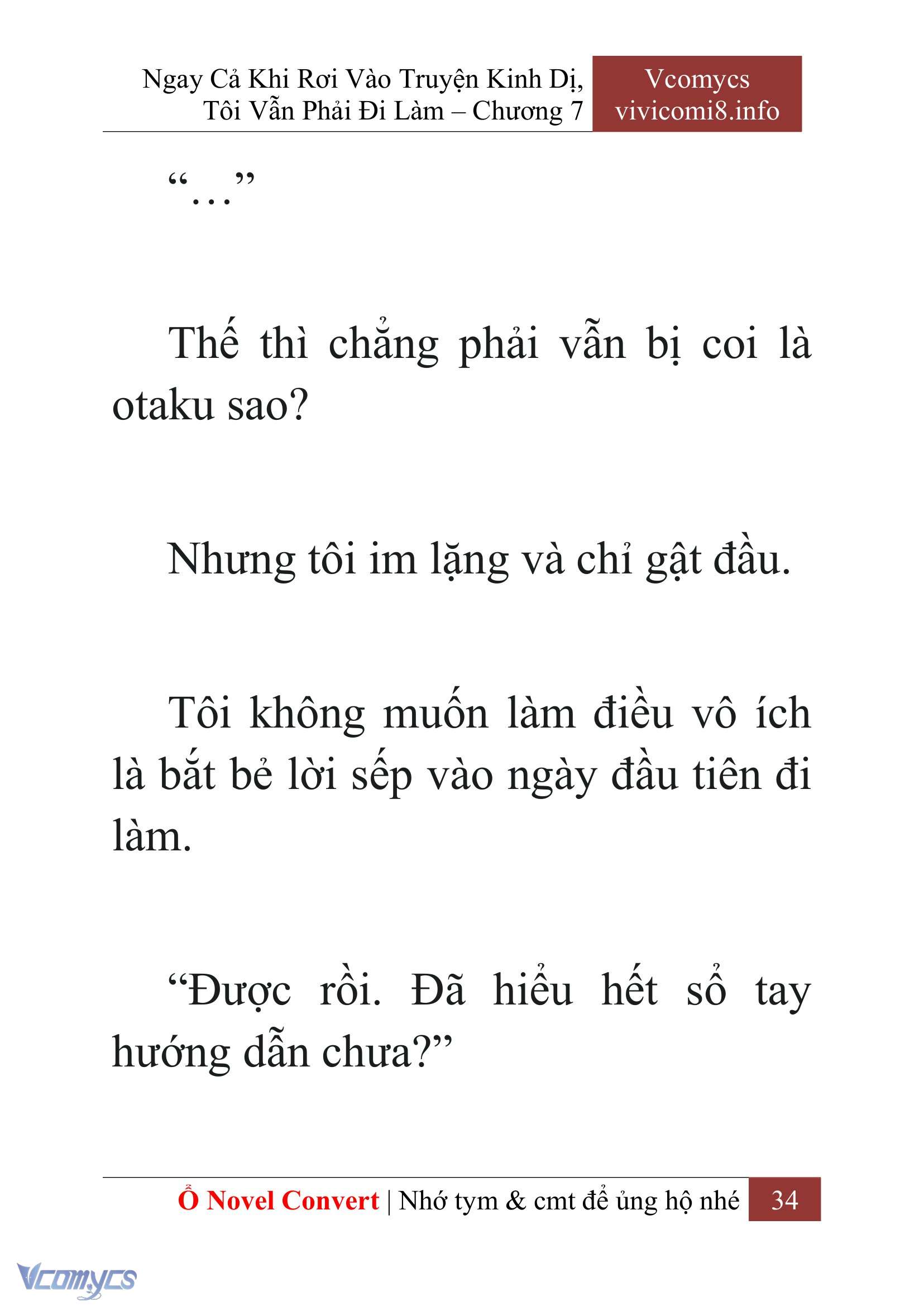 [Novel] Ngay Cả Khi Rơi Vào Truyện Kinh Dị, Tôi Vẫn Phải Đi Làm Chapter 7 - Trang 37