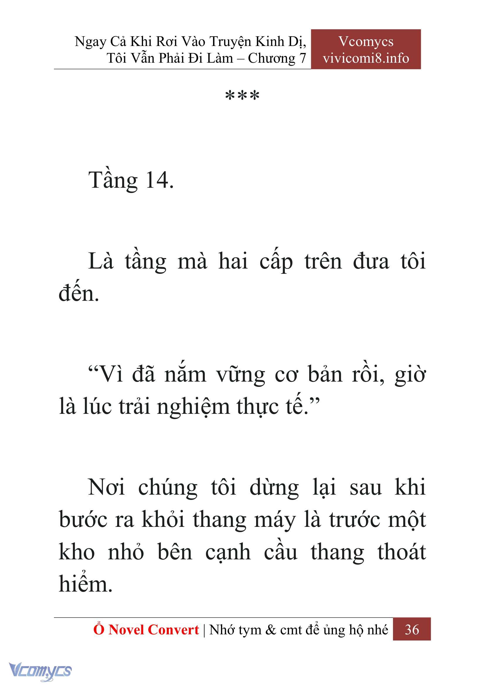 [Novel] Ngay Cả Khi Rơi Vào Truyện Kinh Dị, Tôi Vẫn Phải Đi Làm Chapter 7 - Trang 39
