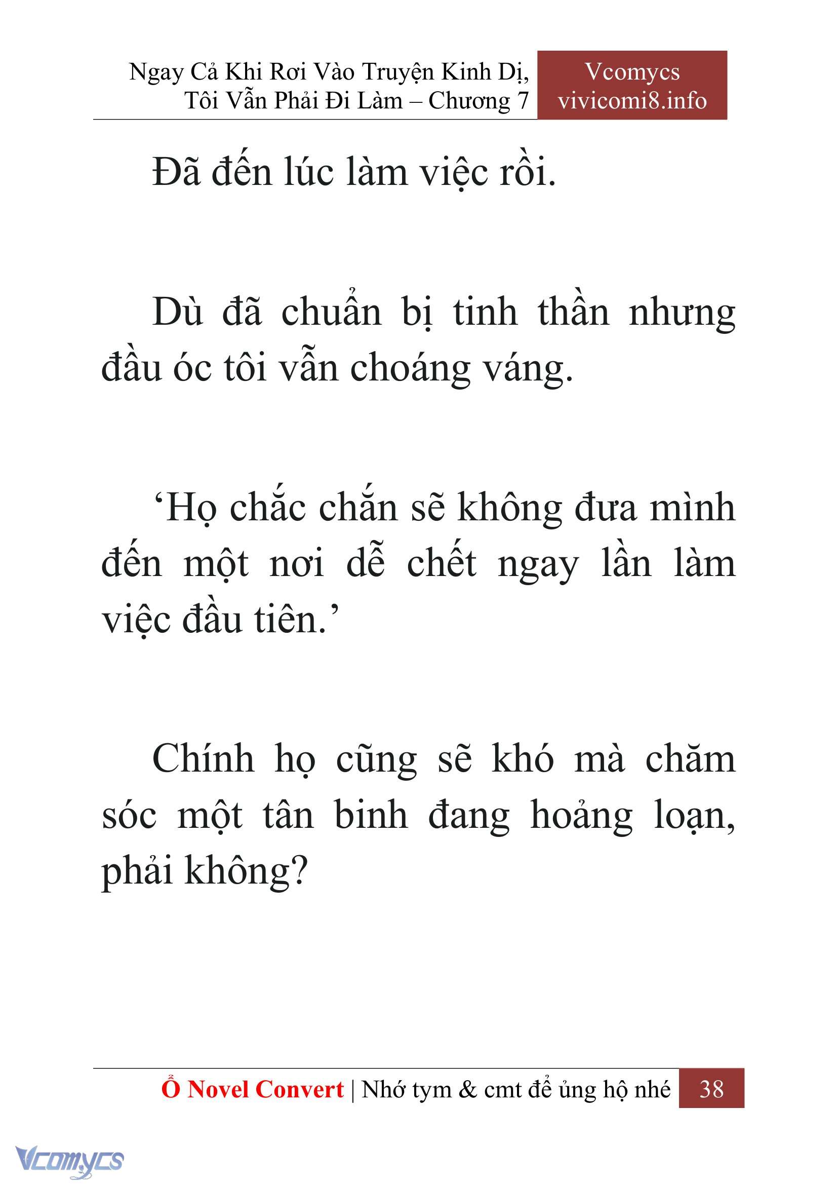 [Novel] Ngay Cả Khi Rơi Vào Truyện Kinh Dị, Tôi Vẫn Phải Đi Làm Chapter 7 - Trang 41