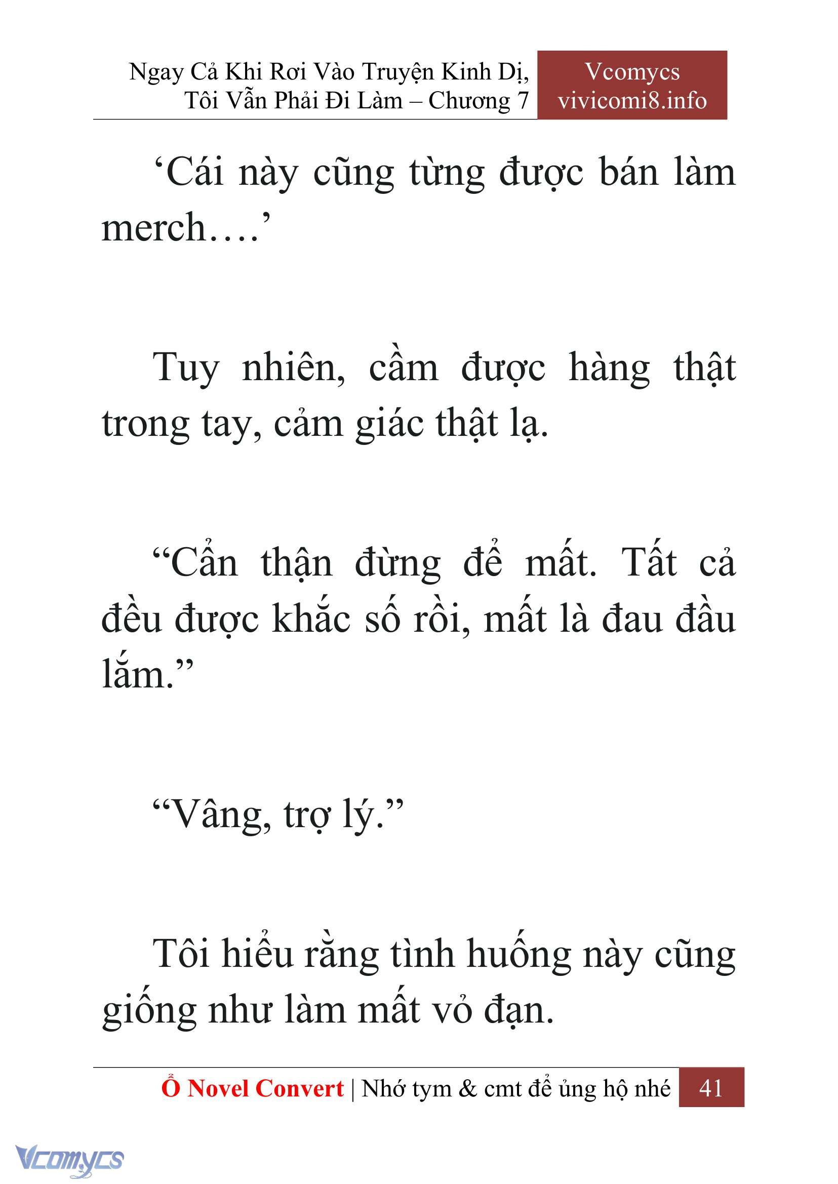 [Novel] Ngay Cả Khi Rơi Vào Truyện Kinh Dị, Tôi Vẫn Phải Đi Làm Chapter 7 - Trang 44