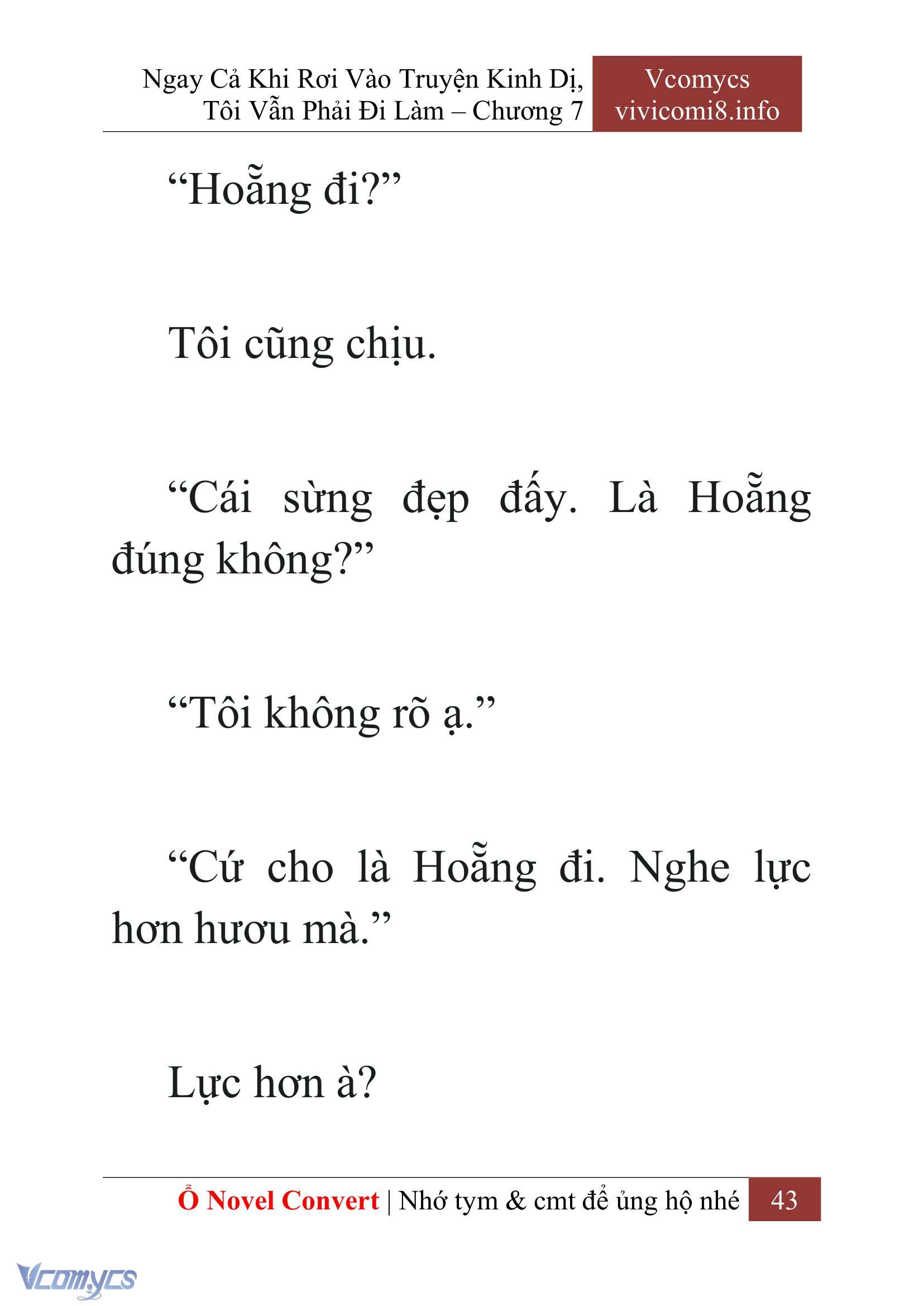 [Novel] Ngay Cả Khi Rơi Vào Truyện Kinh Dị, Tôi Vẫn Phải Đi Làm Chapter 7 - Trang 46