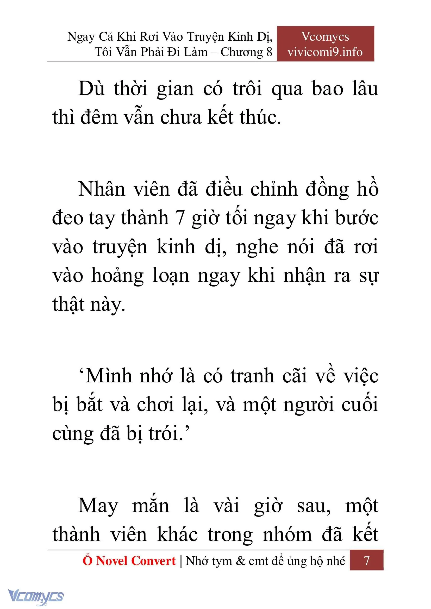 [Novel] Ngay Cả Khi Rơi Vào Truyện Kinh Dị, Tôi Vẫn Phải Đi Làm Chapter 8 - Trang 10