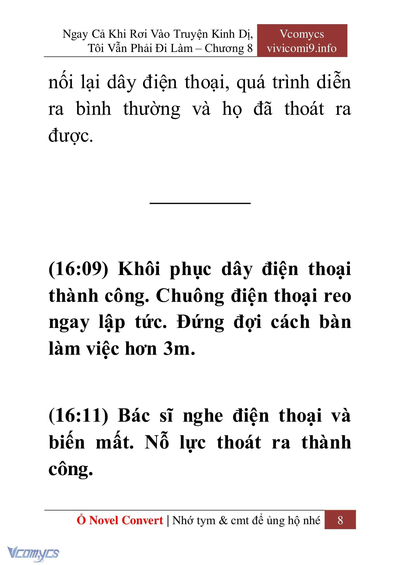 [Novel] Ngay Cả Khi Rơi Vào Truyện Kinh Dị, Tôi Vẫn Phải Đi Làm Chapter 8 - Trang 11