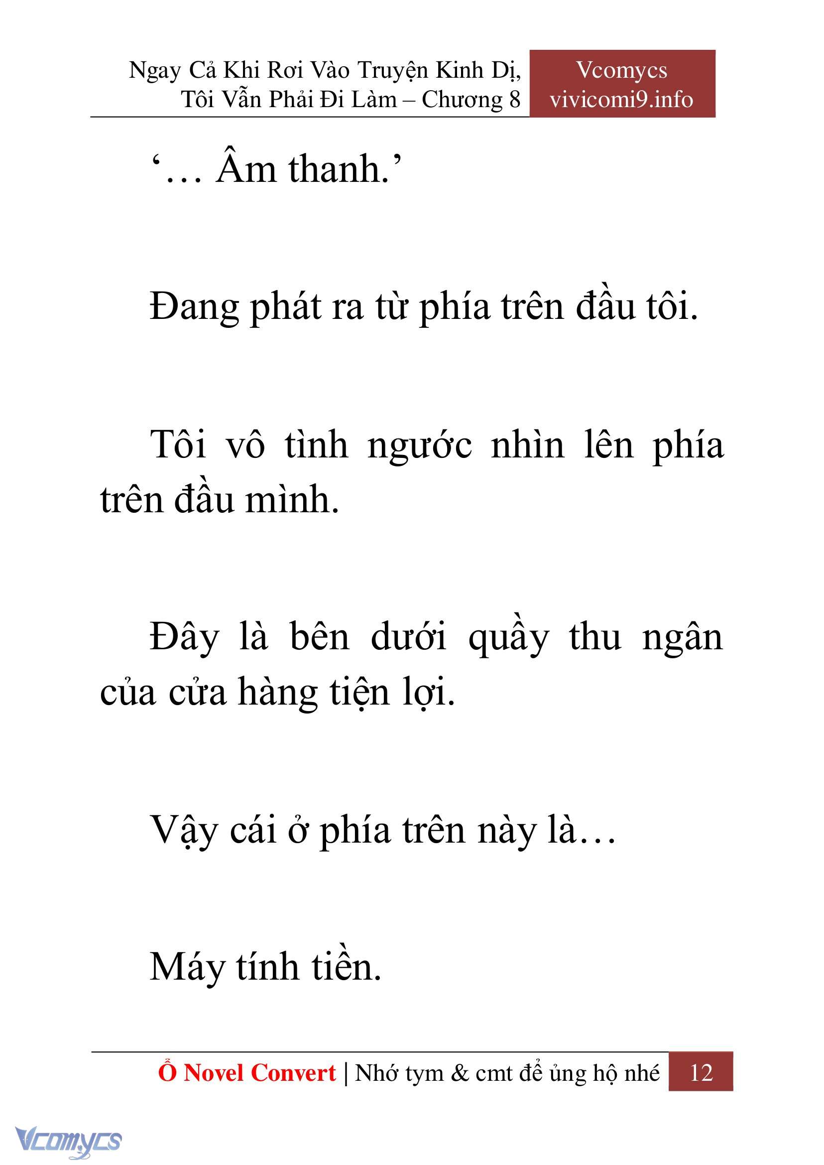 [Novel] Ngay Cả Khi Rơi Vào Truyện Kinh Dị, Tôi Vẫn Phải Đi Làm Chapter 8 - Trang 15