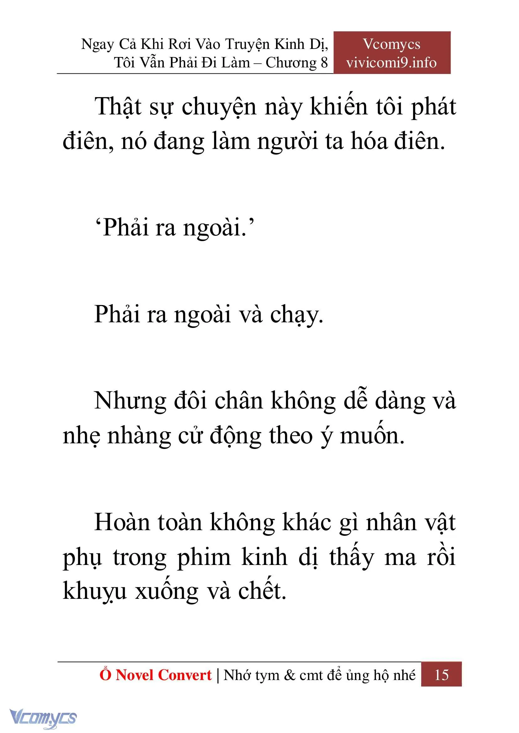 [Novel] Ngay Cả Khi Rơi Vào Truyện Kinh Dị, Tôi Vẫn Phải Đi Làm Chapter 8 - Trang 18