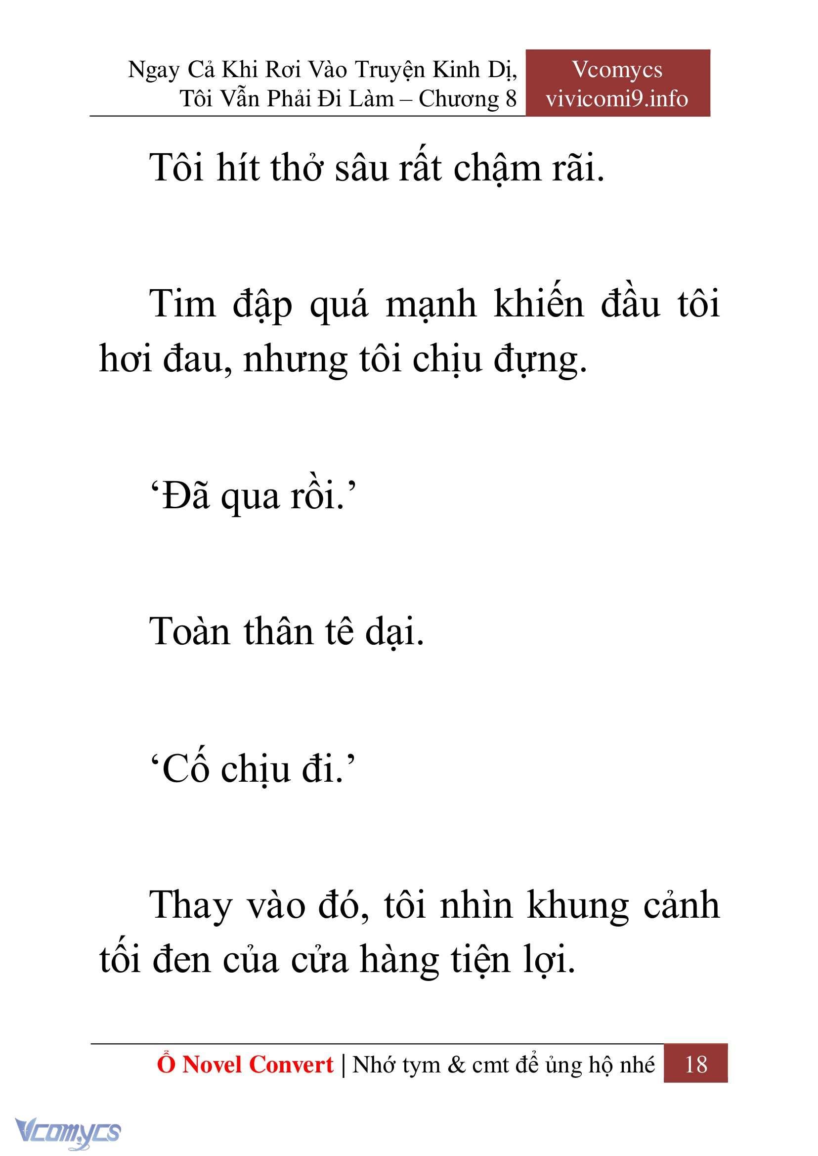 [Novel] Ngay Cả Khi Rơi Vào Truyện Kinh Dị, Tôi Vẫn Phải Đi Làm Chapter 8 - Trang 21