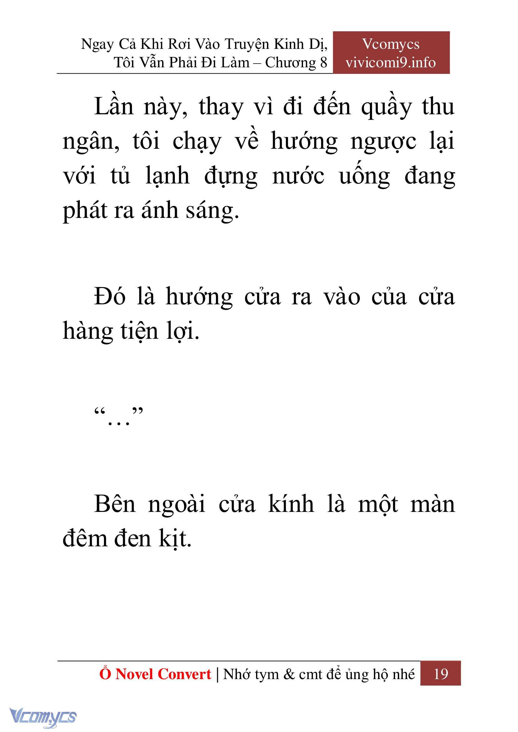 [Novel] Ngay Cả Khi Rơi Vào Truyện Kinh Dị, Tôi Vẫn Phải Đi Làm Chapter 8 - Trang 22