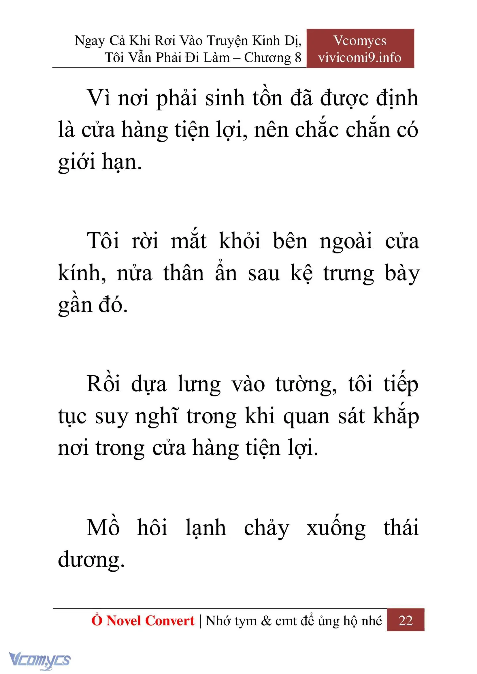 [Novel] Ngay Cả Khi Rơi Vào Truyện Kinh Dị, Tôi Vẫn Phải Đi Làm Chapter 8 - Trang 25