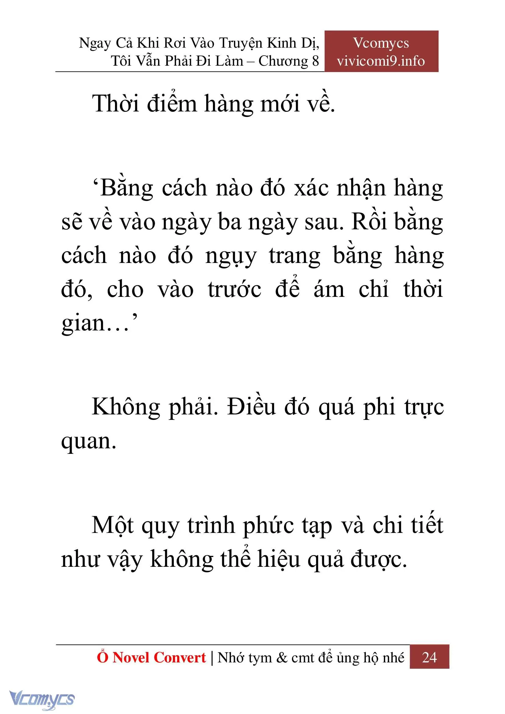 [Novel] Ngay Cả Khi Rơi Vào Truyện Kinh Dị, Tôi Vẫn Phải Đi Làm Chapter 8 - Trang 27