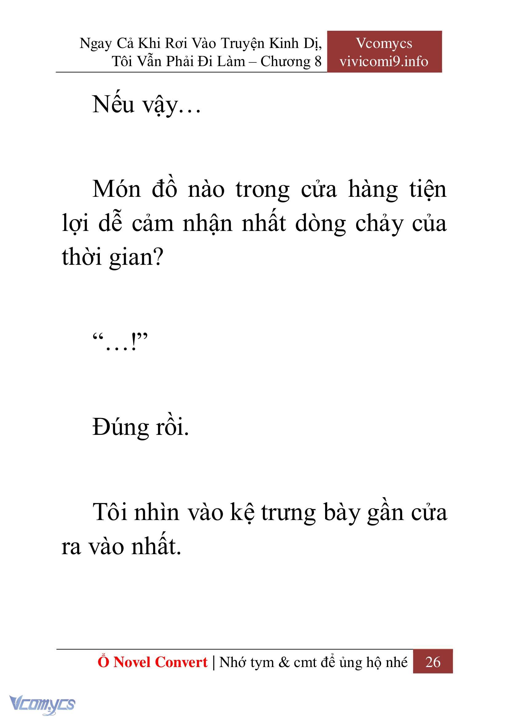 [Novel] Ngay Cả Khi Rơi Vào Truyện Kinh Dị, Tôi Vẫn Phải Đi Làm Chapter 8 - Trang 29
