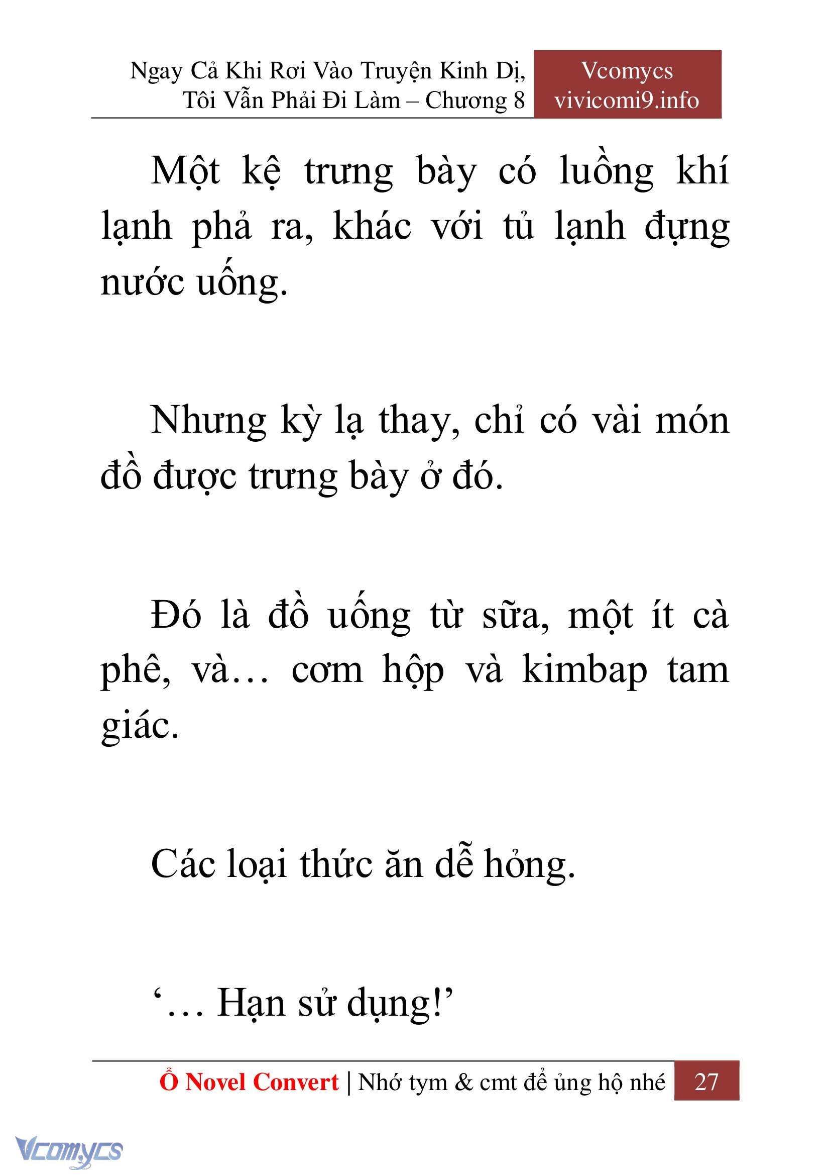 [Novel] Ngay Cả Khi Rơi Vào Truyện Kinh Dị, Tôi Vẫn Phải Đi Làm Chapter 8 - Trang 30