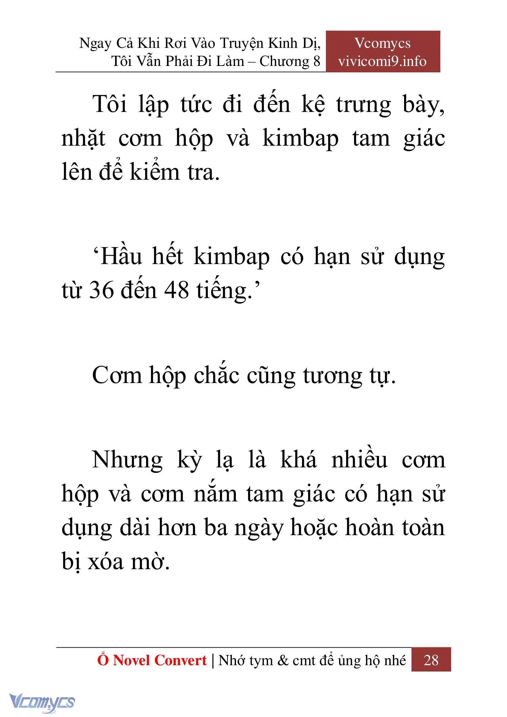 [Novel] Ngay Cả Khi Rơi Vào Truyện Kinh Dị, Tôi Vẫn Phải Đi Làm Chapter 8 - Trang 31