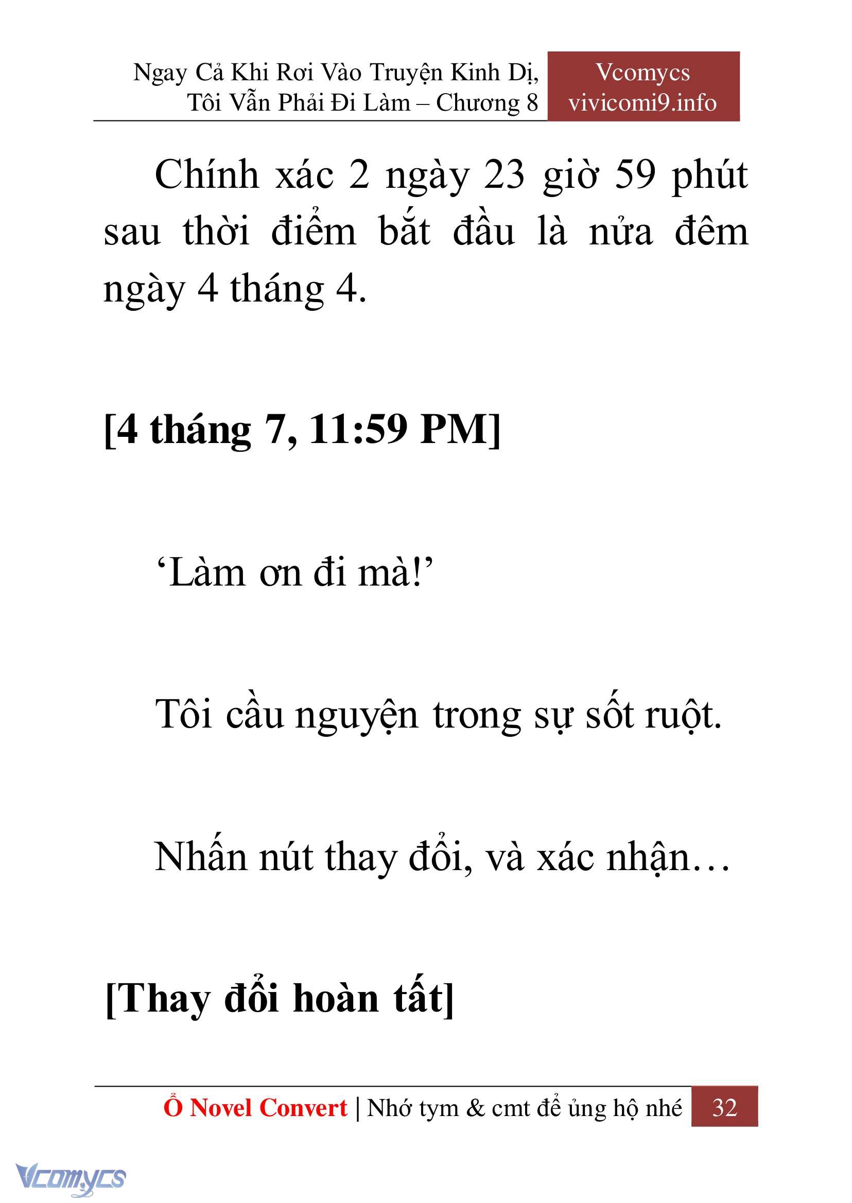 [Novel] Ngay Cả Khi Rơi Vào Truyện Kinh Dị, Tôi Vẫn Phải Đi Làm Chapter 8 - Trang 35
