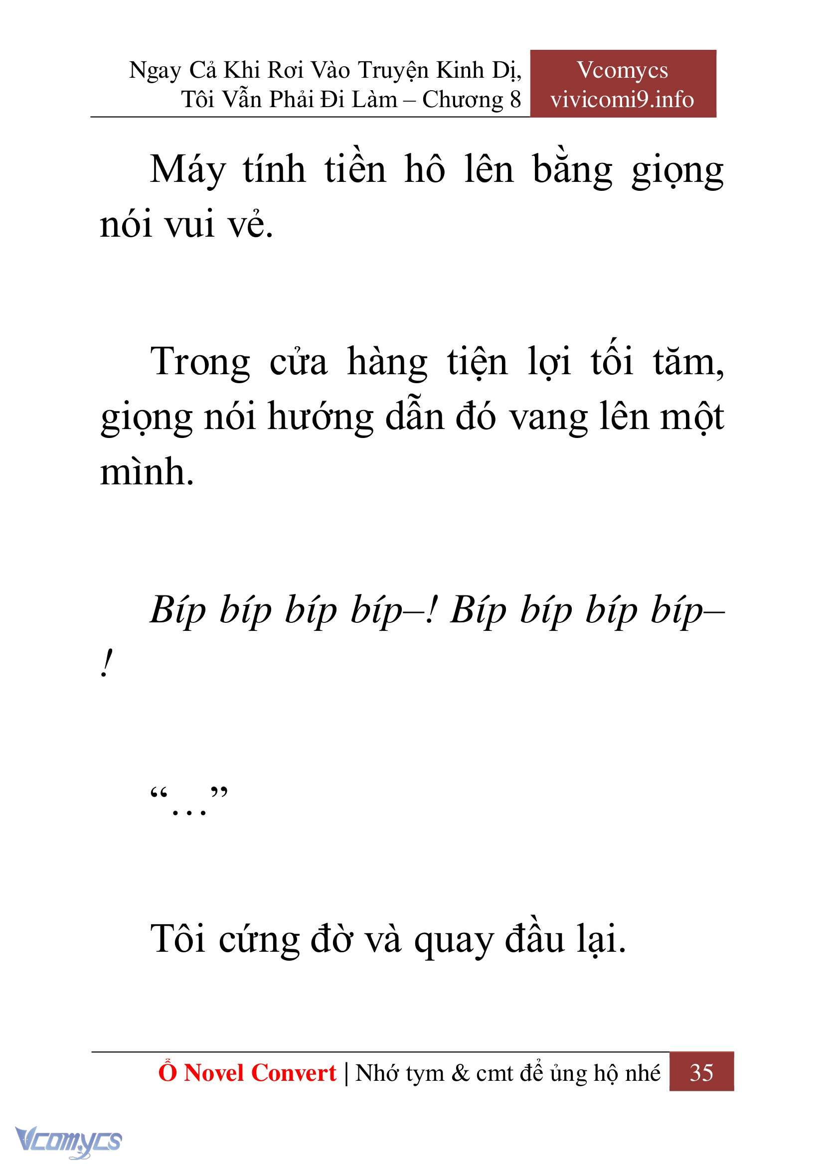 [Novel] Ngay Cả Khi Rơi Vào Truyện Kinh Dị, Tôi Vẫn Phải Đi Làm Chapter 8 - Trang 38