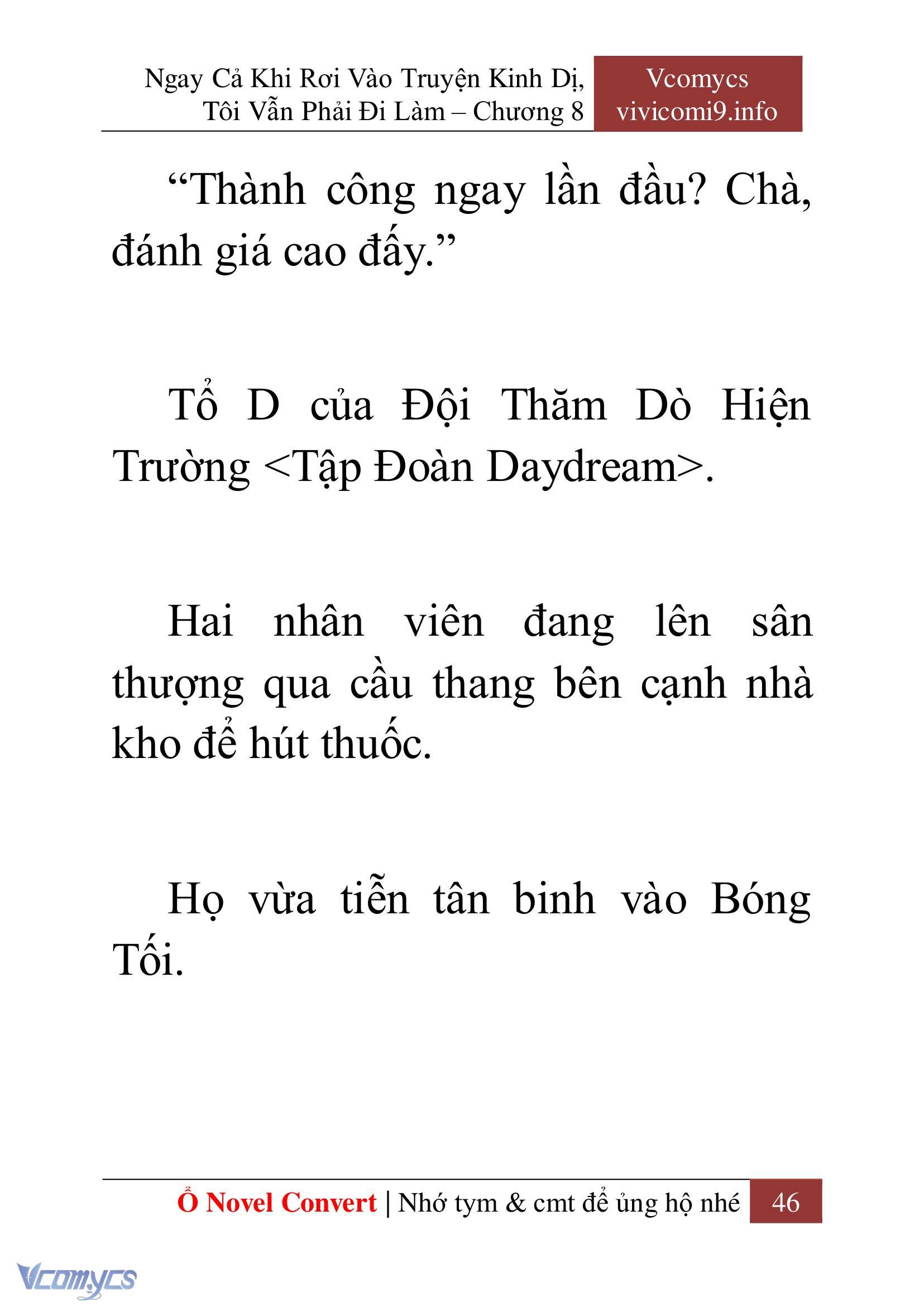 [Novel] Ngay Cả Khi Rơi Vào Truyện Kinh Dị, Tôi Vẫn Phải Đi Làm Chapter 8 - Trang 49