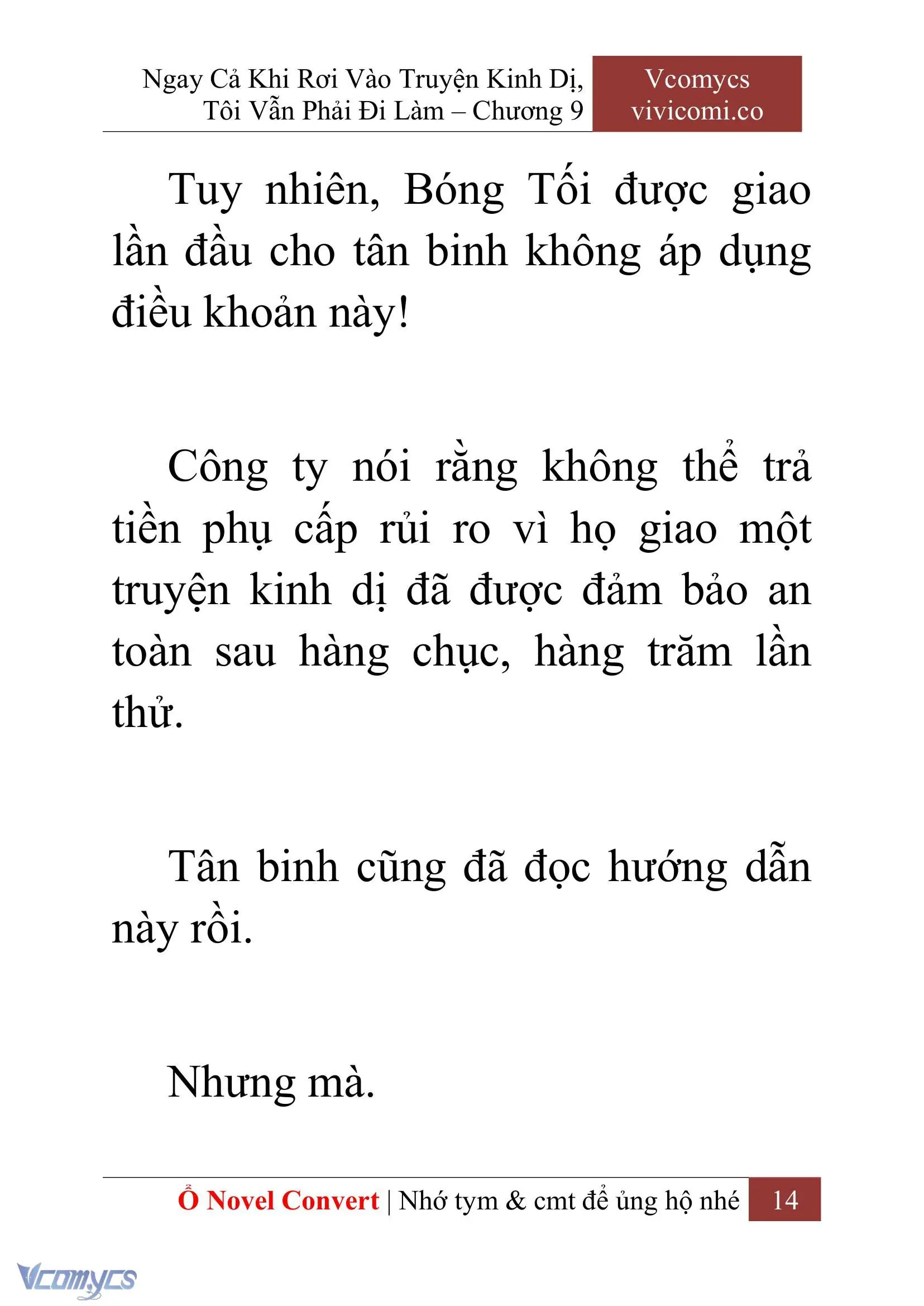 [Novel] Ngay Cả Khi Rơi Vào Truyện Kinh Dị, Tôi Vẫn Phải Đi Làm Chapter 9 - Trang 17
