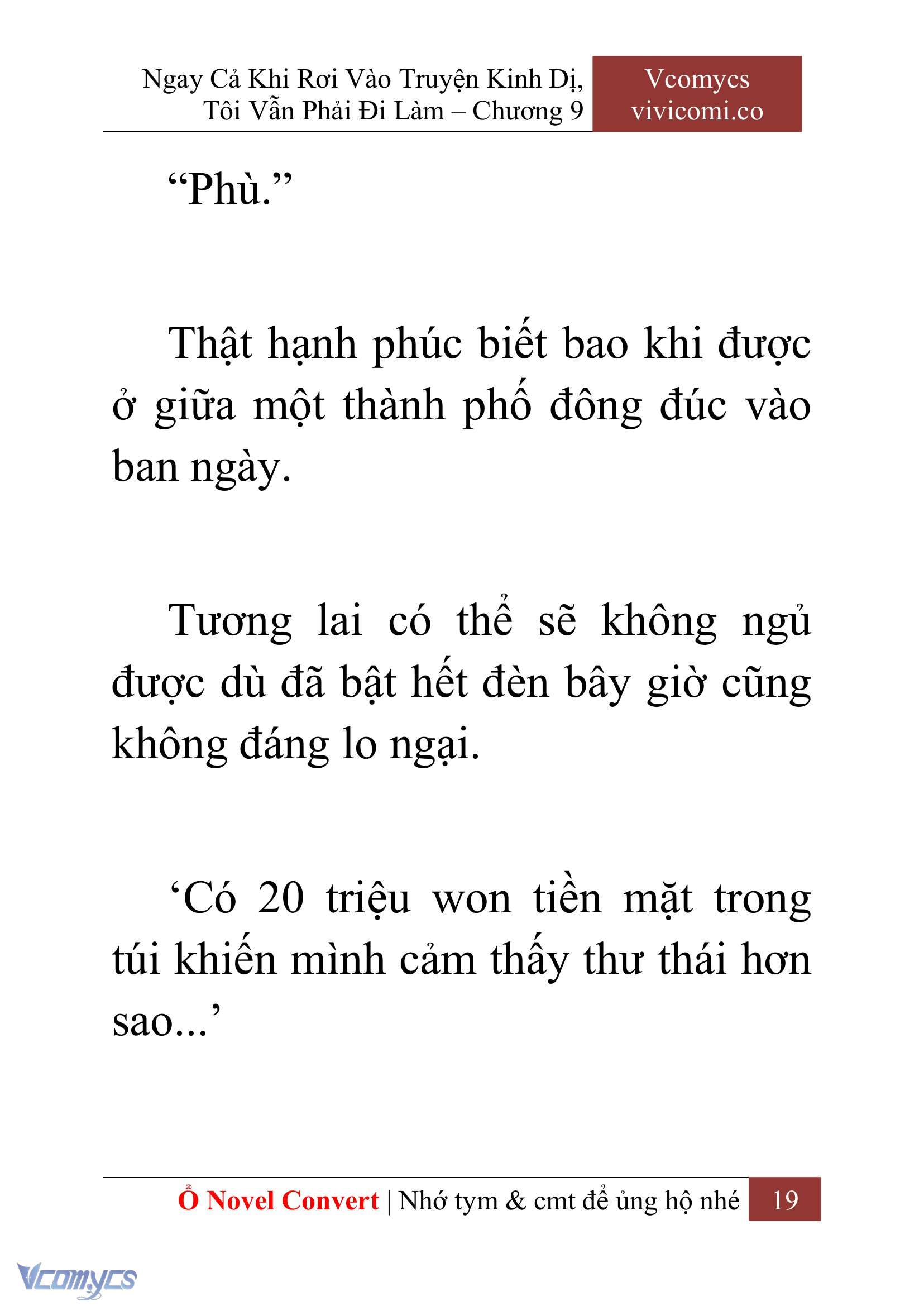 [Novel] Ngay Cả Khi Rơi Vào Truyện Kinh Dị, Tôi Vẫn Phải Đi Làm Chapter 9 - Trang 22