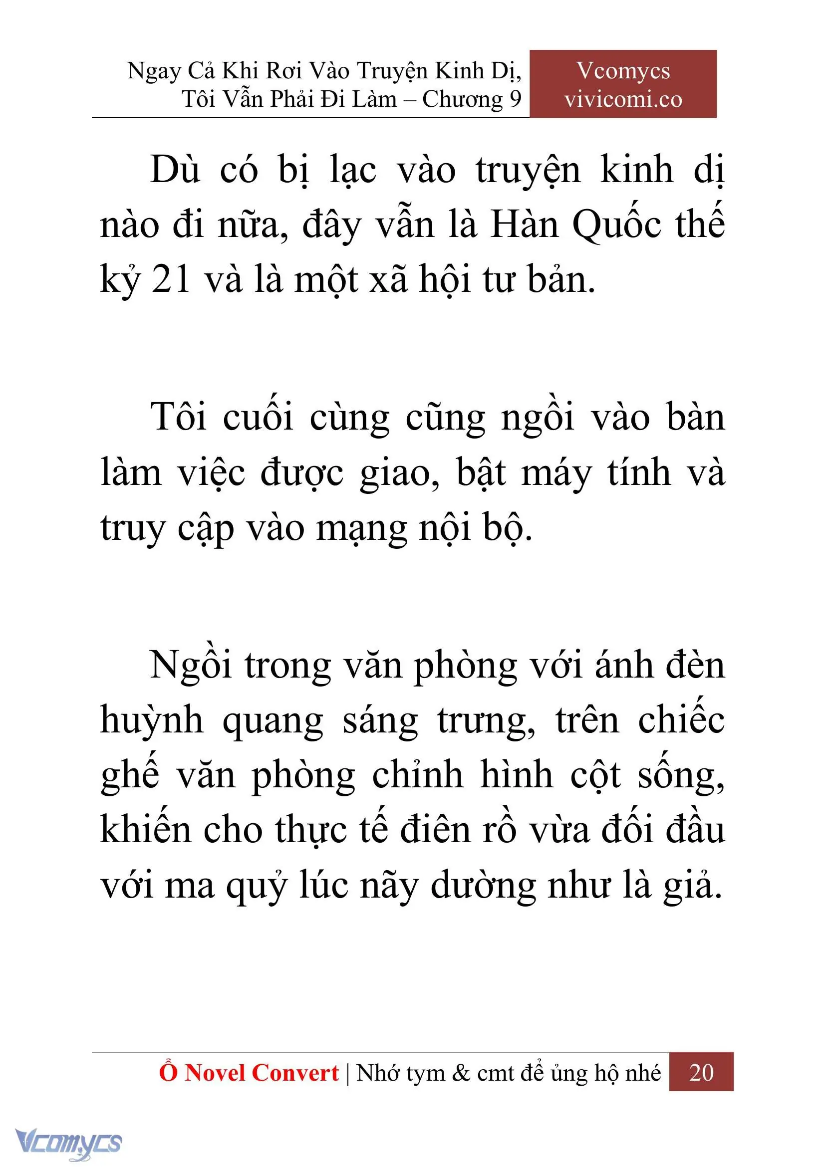[Novel] Ngay Cả Khi Rơi Vào Truyện Kinh Dị, Tôi Vẫn Phải Đi Làm Chapter 9 - Trang 23