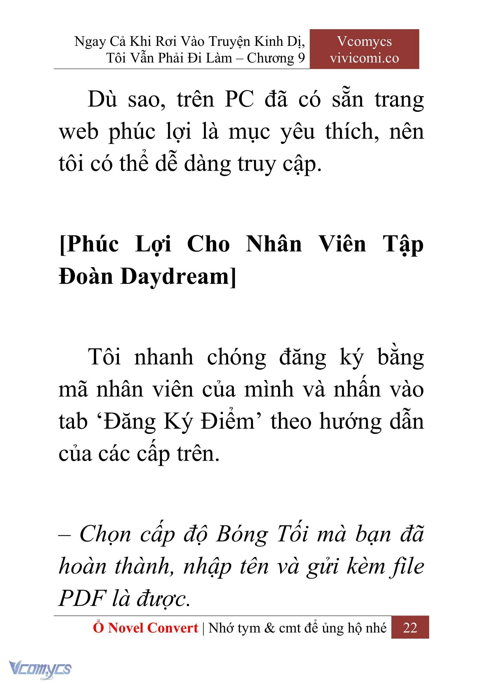 [Novel] Ngay Cả Khi Rơi Vào Truyện Kinh Dị, Tôi Vẫn Phải Đi Làm Chapter 9 - Trang 25