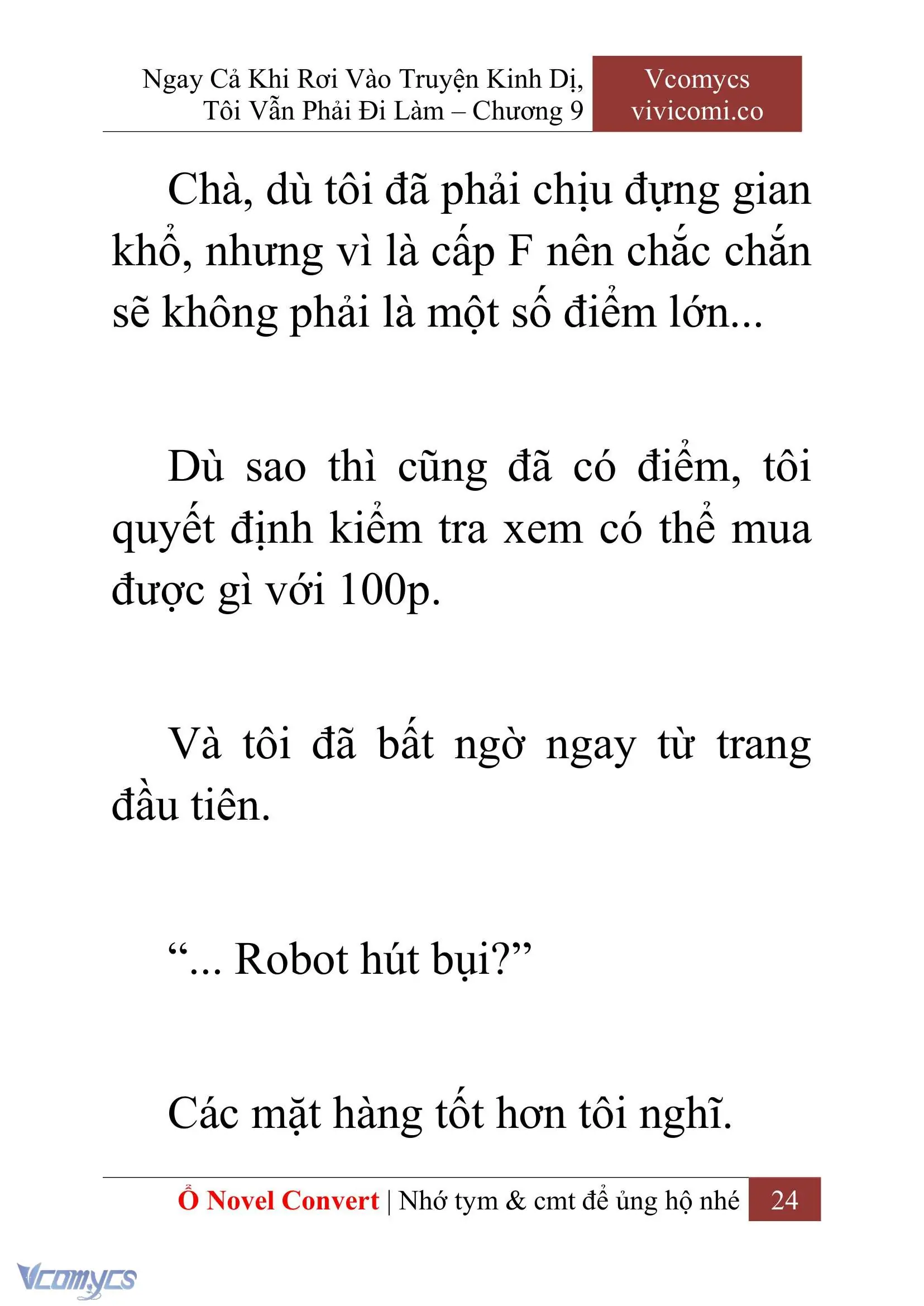 [Novel] Ngay Cả Khi Rơi Vào Truyện Kinh Dị, Tôi Vẫn Phải Đi Làm Chapter 9 - Trang 27