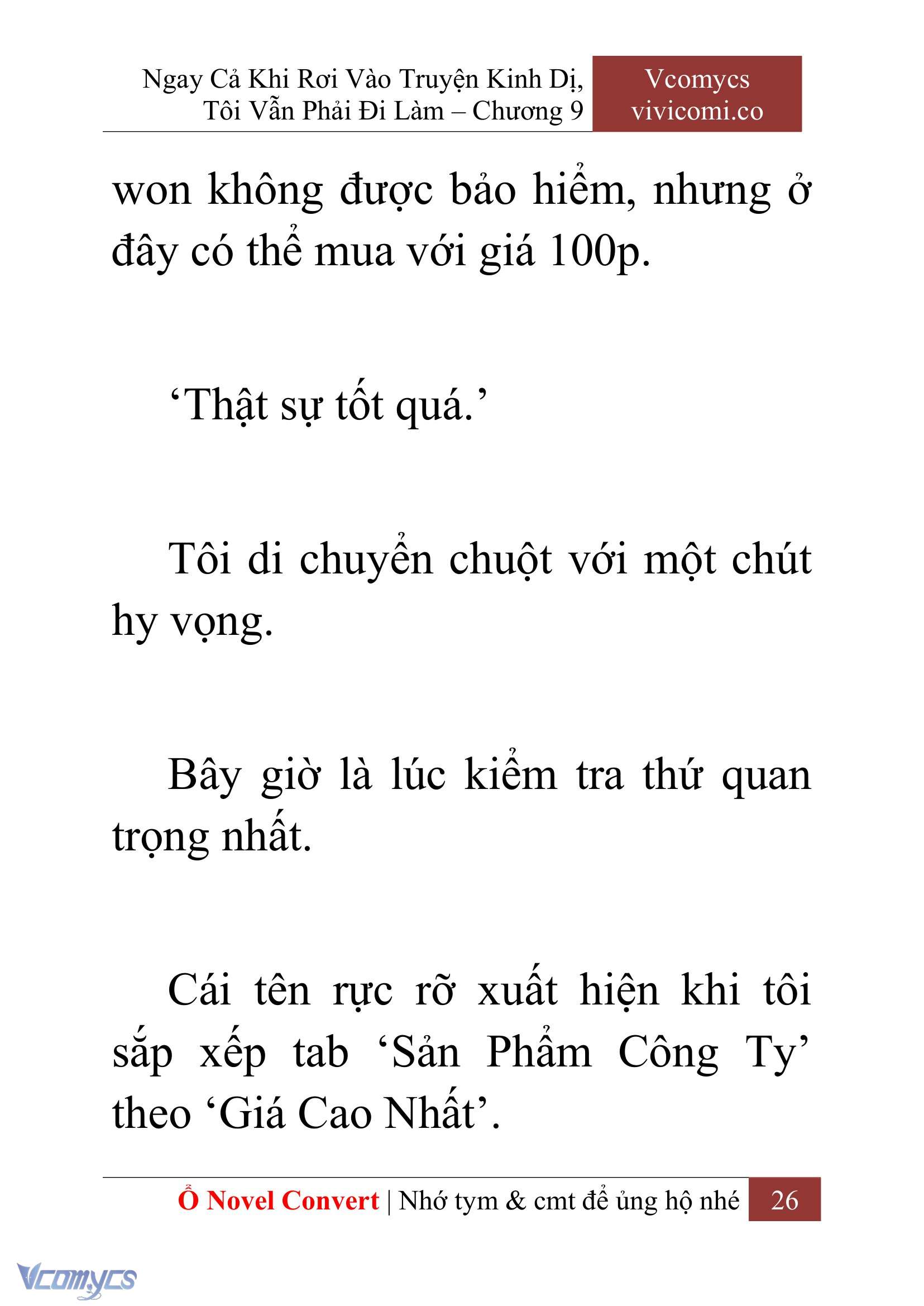 [Novel] Ngay Cả Khi Rơi Vào Truyện Kinh Dị, Tôi Vẫn Phải Đi Làm Chapter 9 - Trang 29