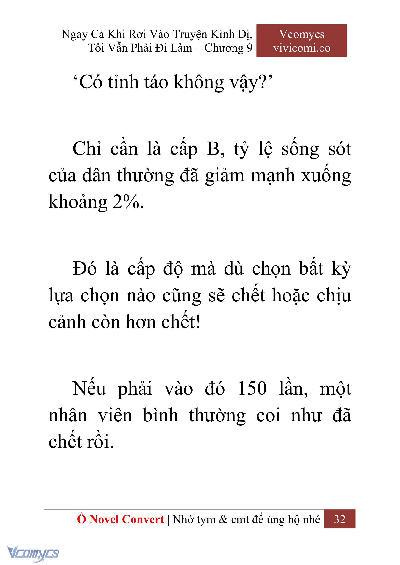 [Novel] Ngay Cả Khi Rơi Vào Truyện Kinh Dị, Tôi Vẫn Phải Đi Làm Chapter 9 - Trang 35