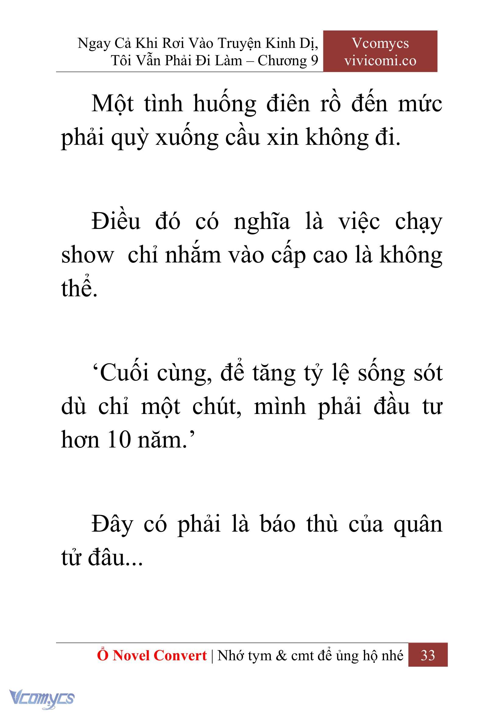 [Novel] Ngay Cả Khi Rơi Vào Truyện Kinh Dị, Tôi Vẫn Phải Đi Làm Chapter 9 - Trang 36