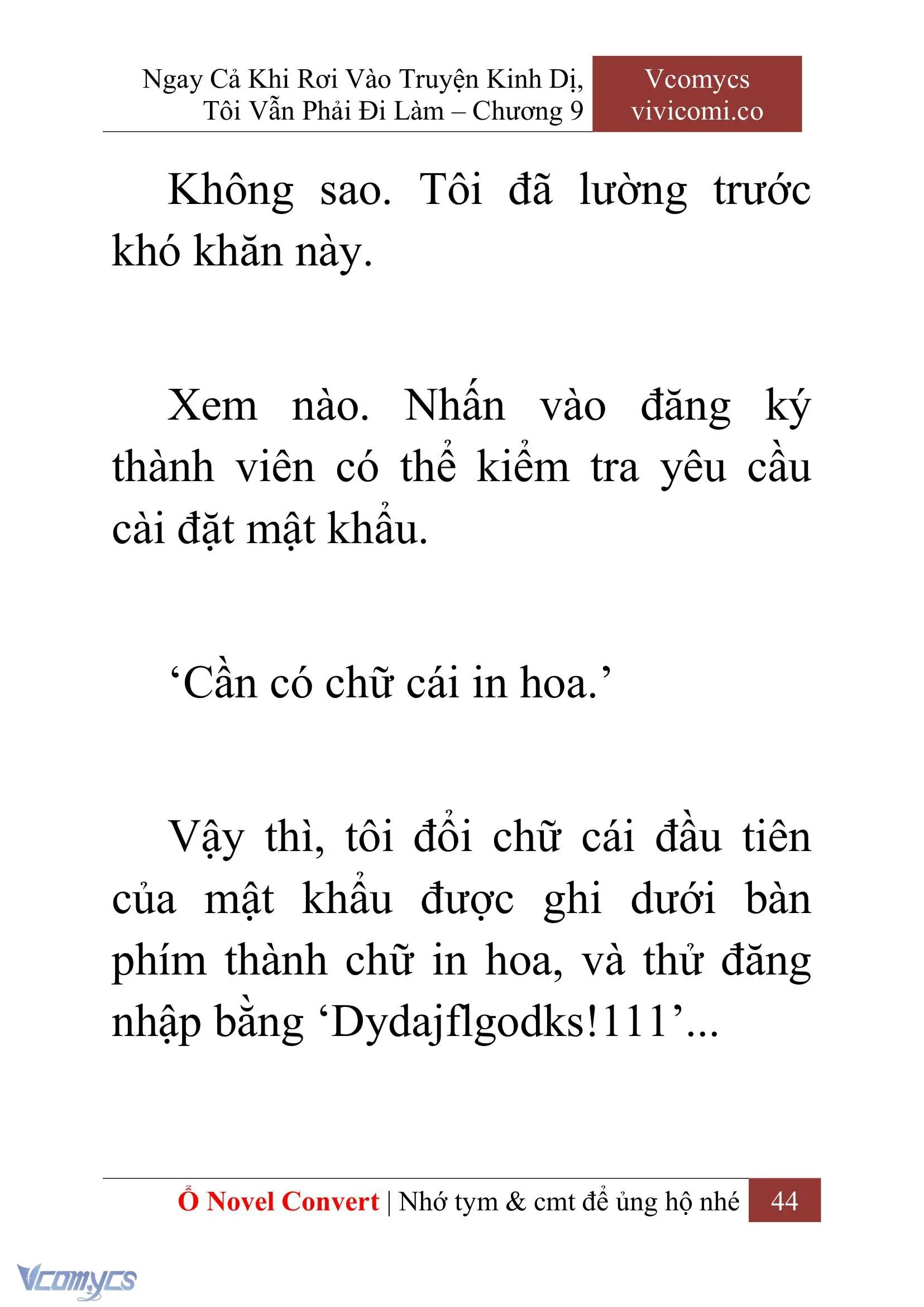 [Novel] Ngay Cả Khi Rơi Vào Truyện Kinh Dị, Tôi Vẫn Phải Đi Làm Chapter 9 - Trang 47