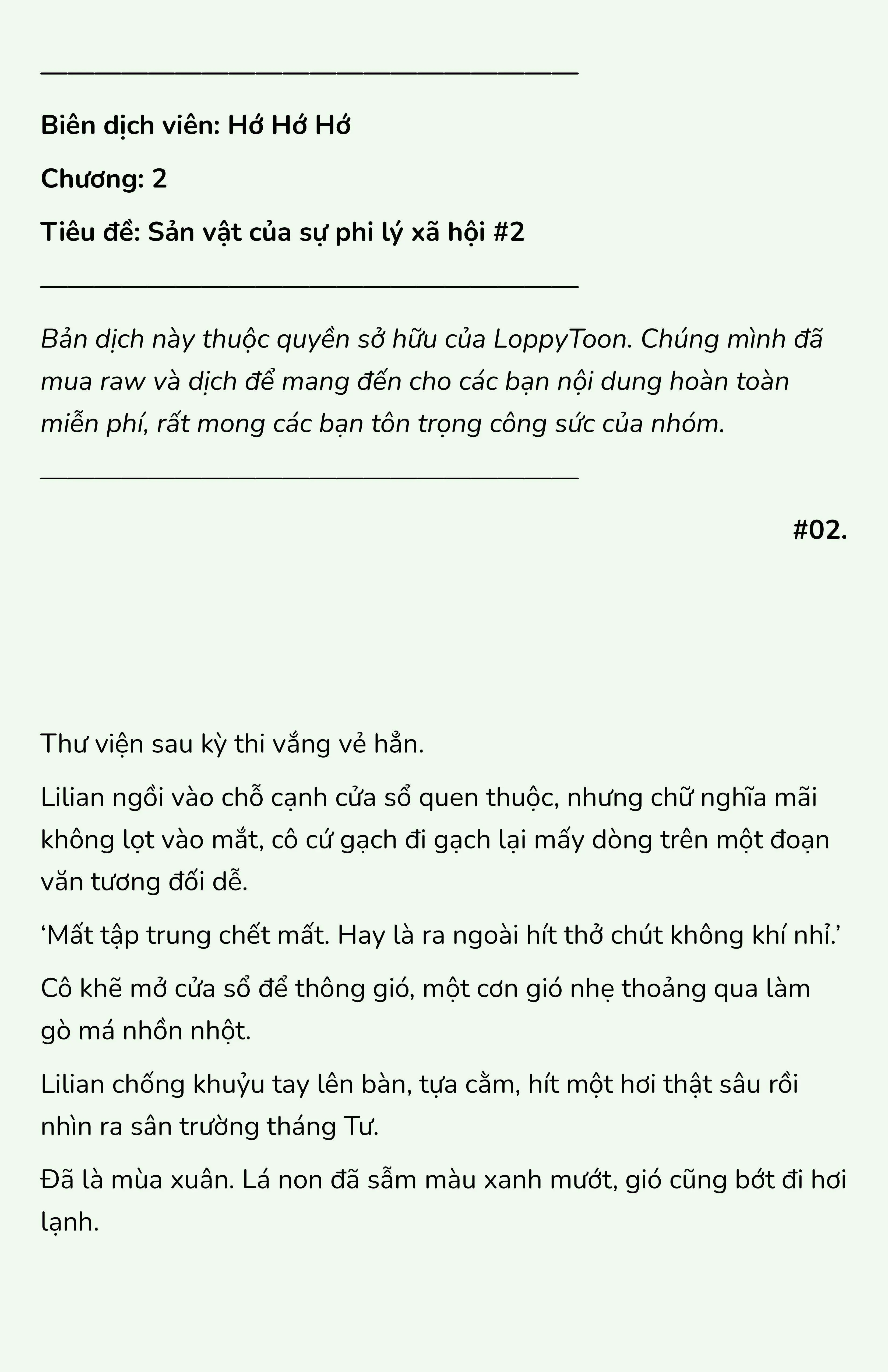 [Novel] Người Bạn Cùng Phòng Tâm Thần Của Tôi Chapter 2 - Trang 2